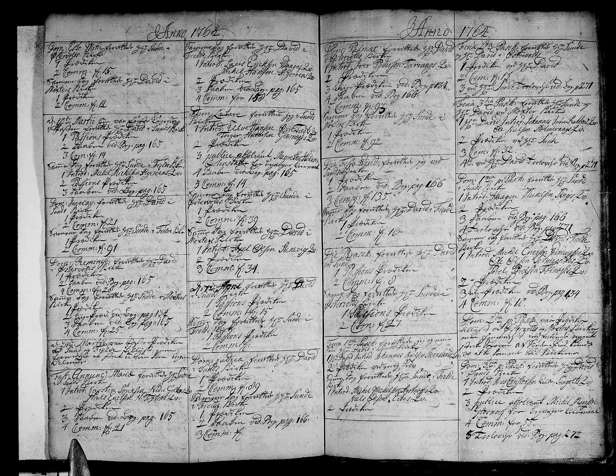 Sund sokneprestembete, AV/SAB-A-99930: Parish register (official) no. A 3, 1740-1769