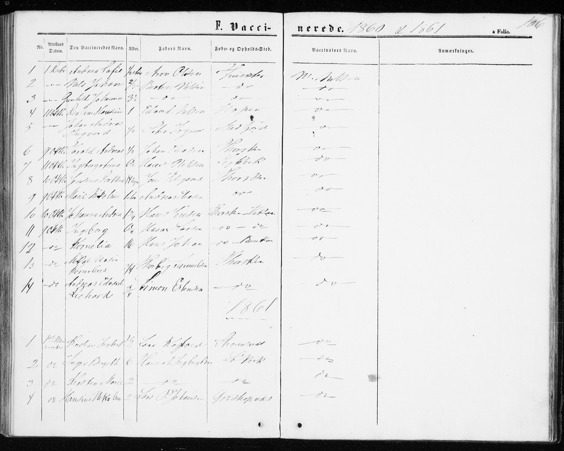 Berg sokneprestkontor, SATØ/S-1318/G/Ga/Gaa/L0002kirke: Parish register (official) no. 2, 1860-1872, p. 106