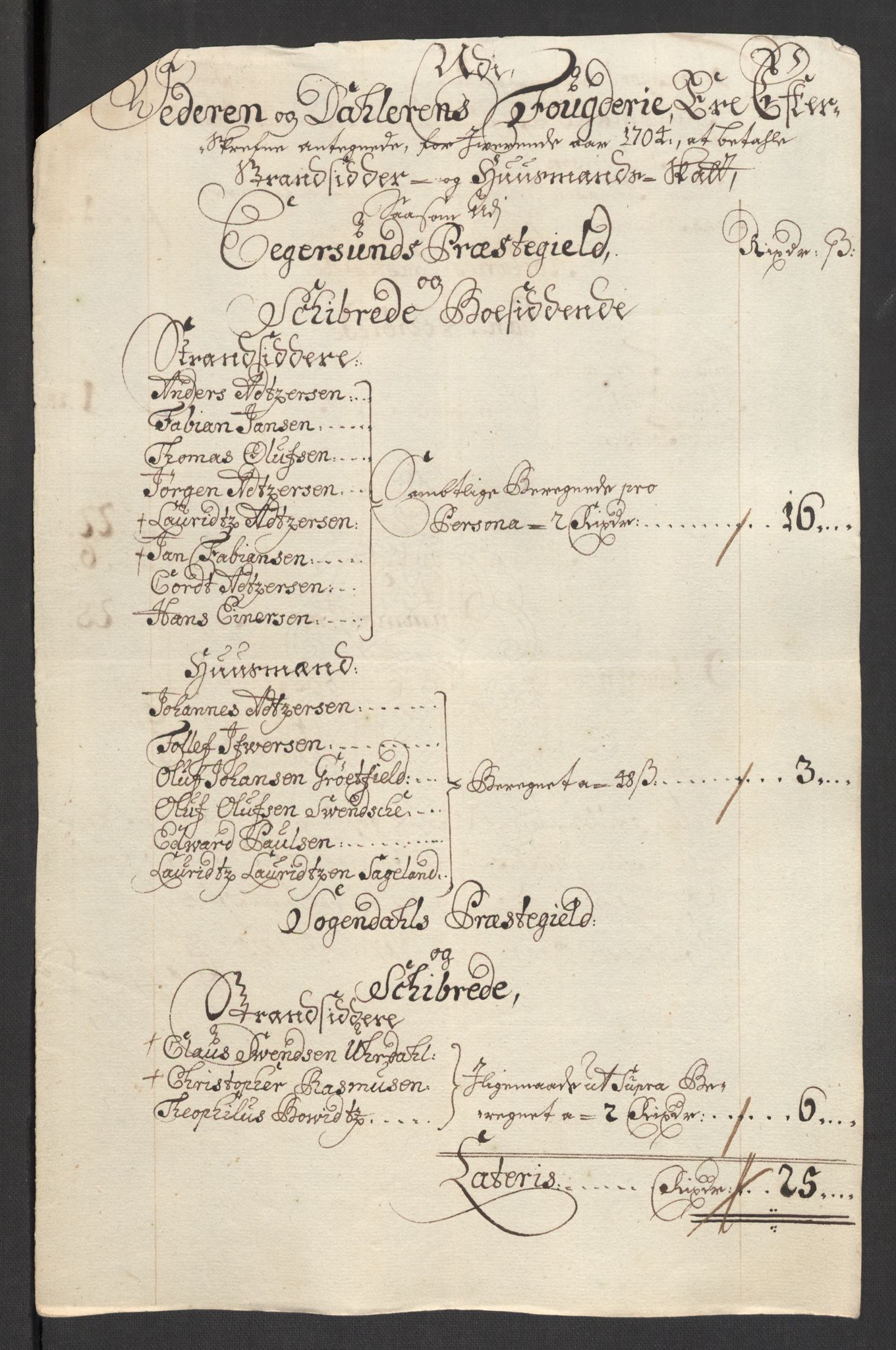 Rentekammeret inntil 1814, Reviderte regnskaper, Fogderegnskap, RA/EA-4092/R46/L2732: Fogderegnskap Jæren og Dalane, 1703-1704, p. 105