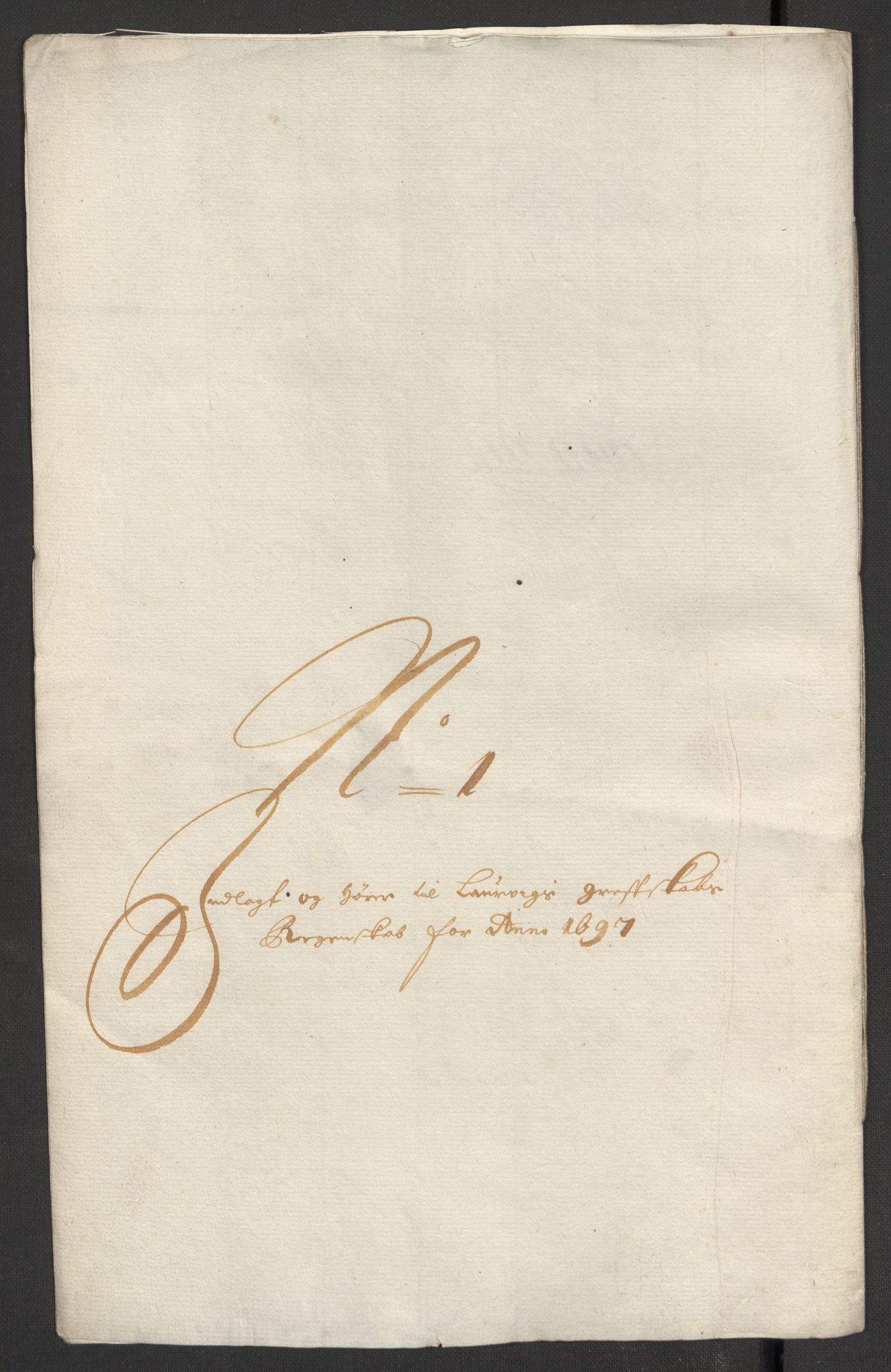 Rentekammeret inntil 1814, Reviderte regnskaper, Fogderegnskap, RA/EA-4092/R33/L1975: Fogderegnskap Larvik grevskap, 1696-1697, p. 123