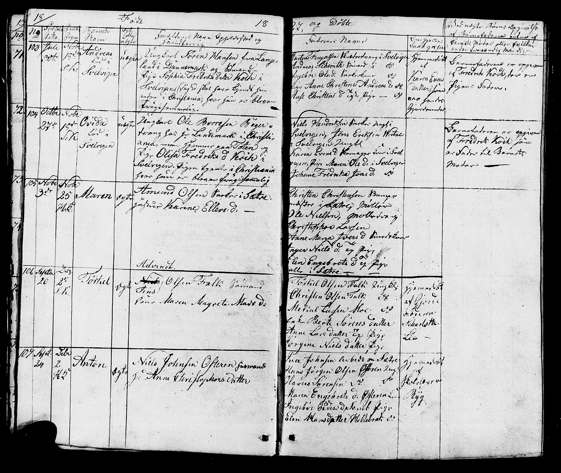 Hurum kirkebøker, AV/SAKO-A-229/G/Ga/L0002: Parish register (copy) no. I 2, 1827-1857, p. 18