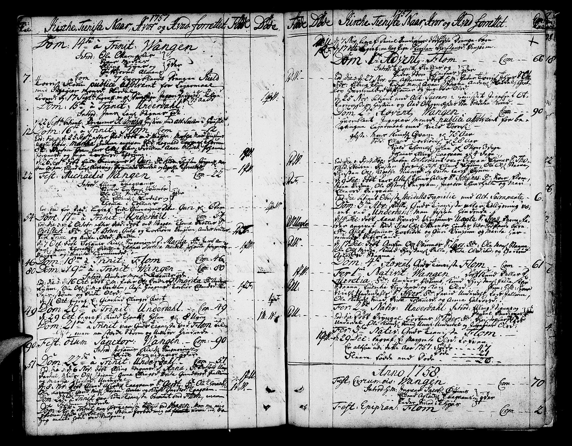 Aurland sokneprestembete, SAB/A-99937/H/Ha/Haa/L0004: Parish register (official) no. A 4, 1756-1801, p. 6