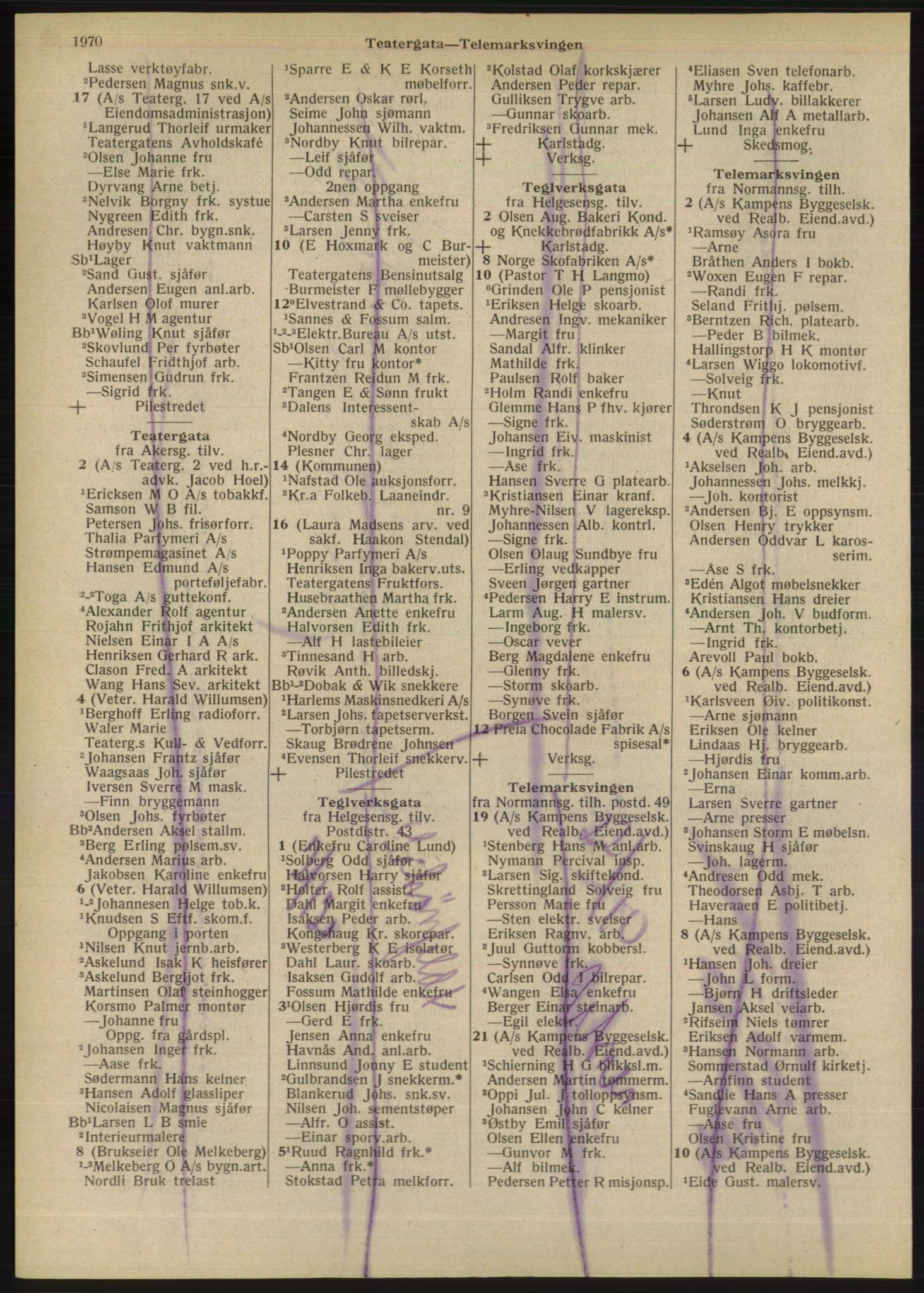 Kristiania/Oslo adressebok, PUBL/-, 1947, p. 1970