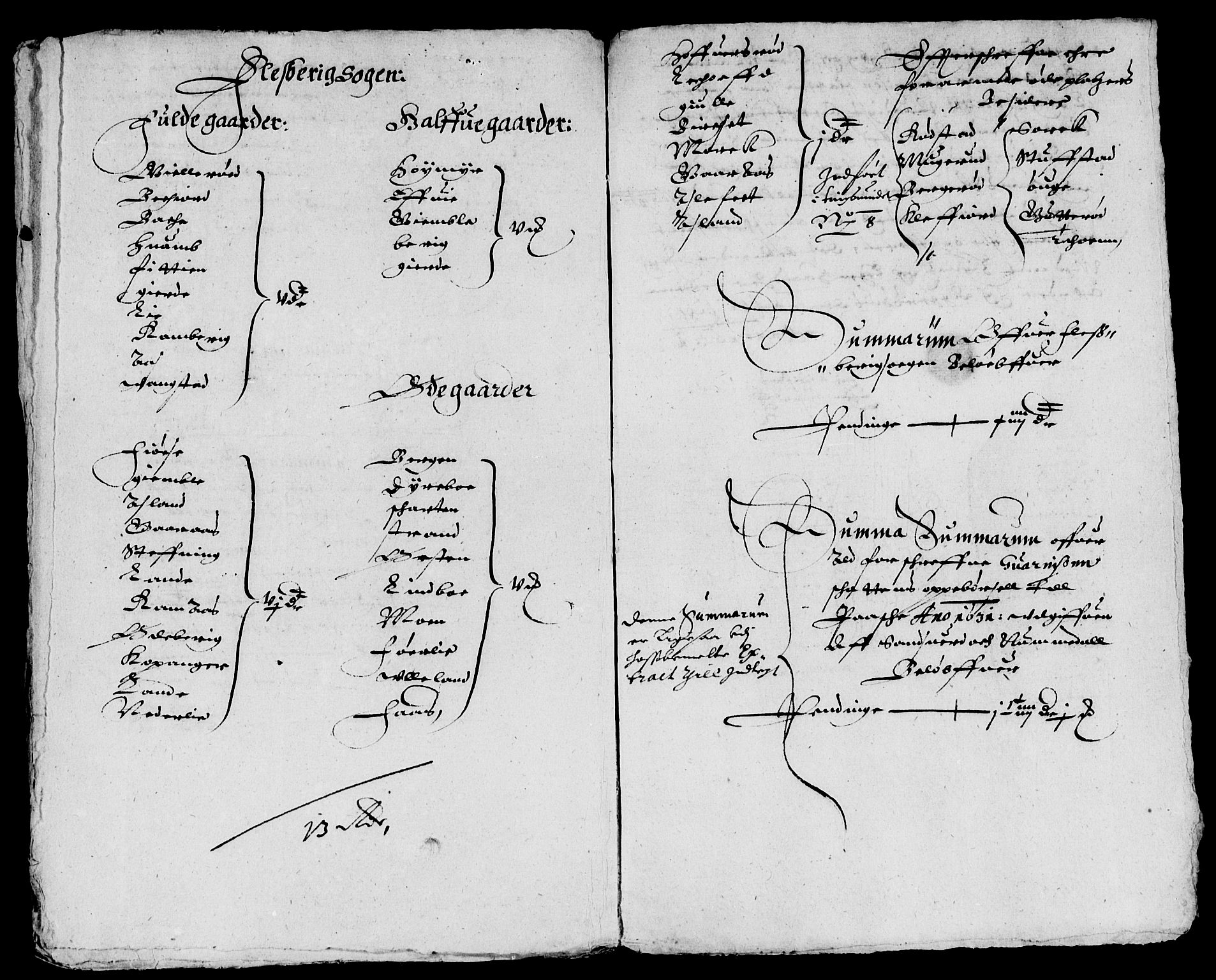 Rentekammeret inntil 1814, Reviderte regnskaper, Lensregnskaper, AV/RA-EA-5023/R/Rb/Rbn/L0001: Numedal og Sandsvær len, 1628-1638