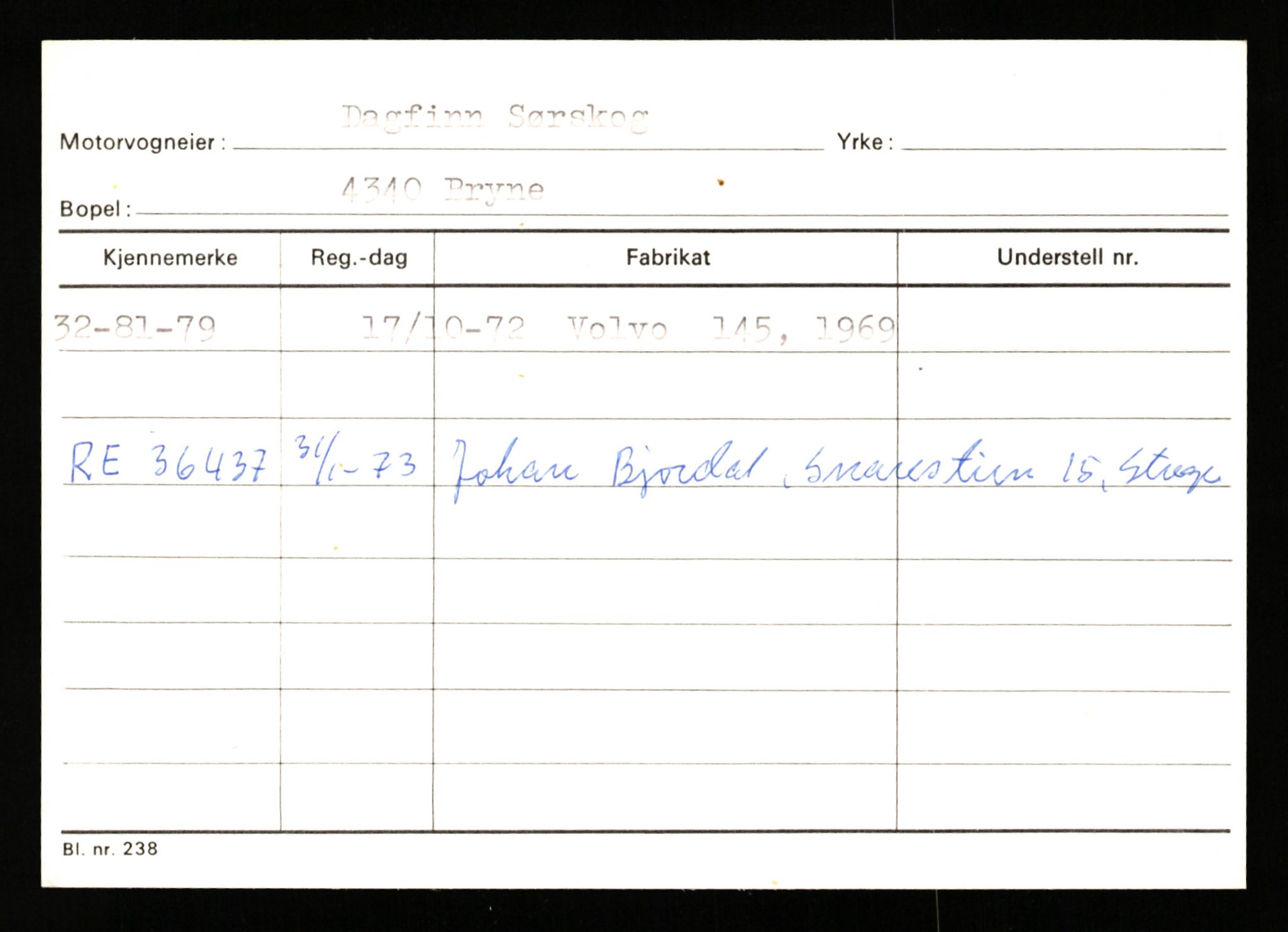 Stavanger trafikkstasjon, AV/SAST-A-101942/0/G/L0011: Registreringsnummer: 240000 - 363477, 1930-1971, p. 2363