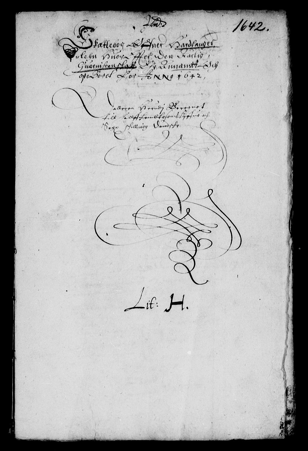 Rentekammeret inntil 1814, Reviderte regnskaper, Lensregnskaper, AV/RA-EA-5023/R/Rb/Rbt/L0095: Bergenhus len, 1642-1644