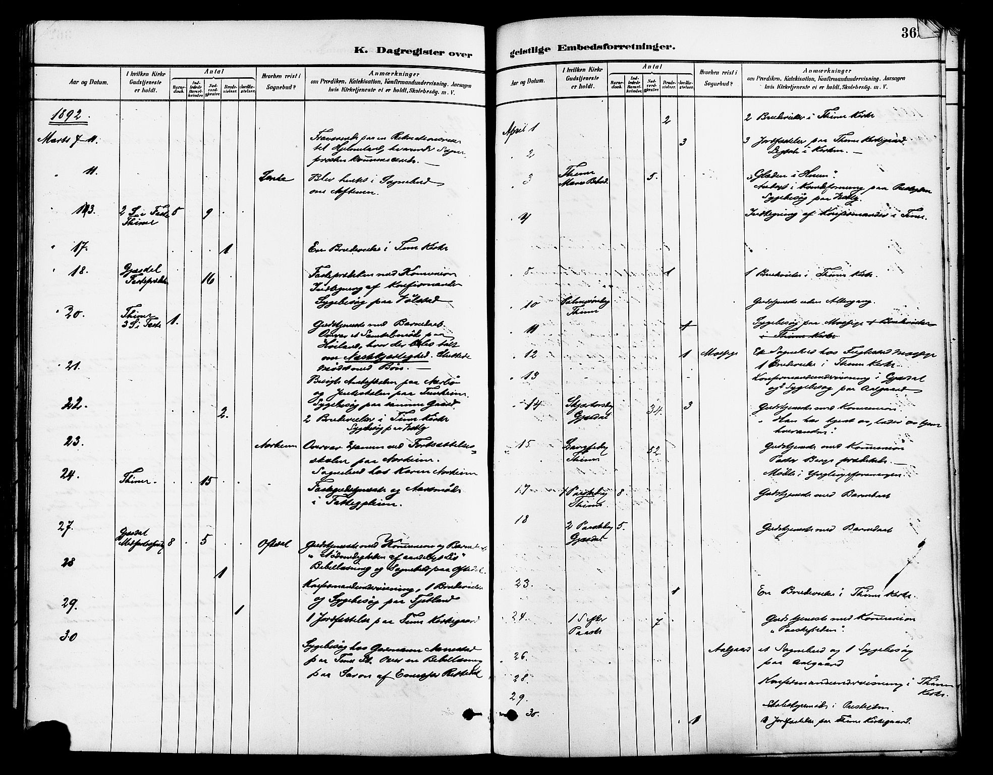 Lye sokneprestkontor, AV/SAST-A-101794/001/30BA/L0009: Parish register (official) no. A 8, 1881-1892, p. 362