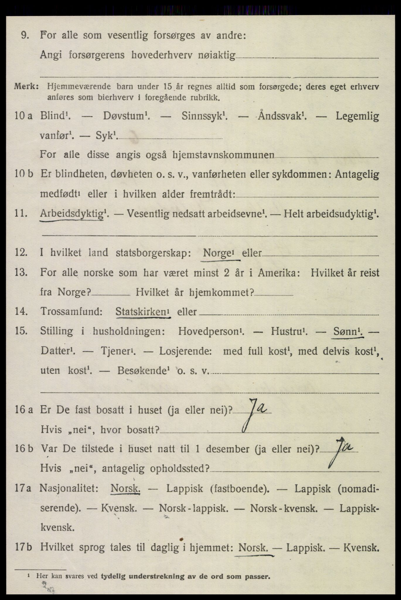 SAT, 1920 census for Leksvik, 1920, p. 3637