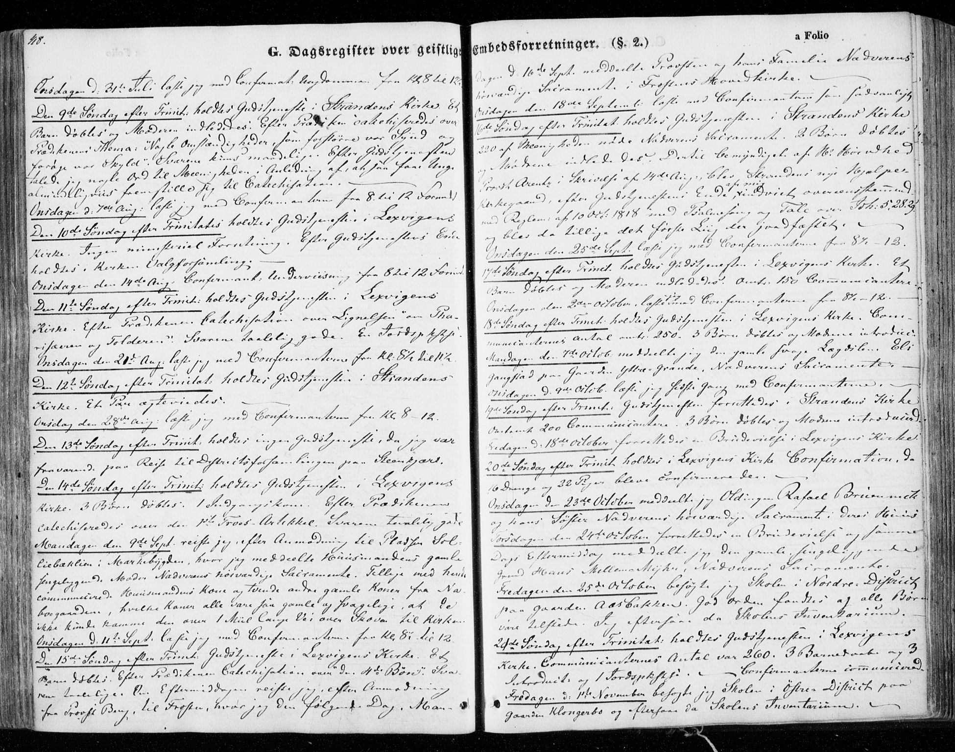 Ministerialprotokoller, klokkerbøker og fødselsregistre - Nord-Trøndelag, SAT/A-1458/701/L0007: Parish register (official) no. 701A07 /1, 1842-1854, p. 418