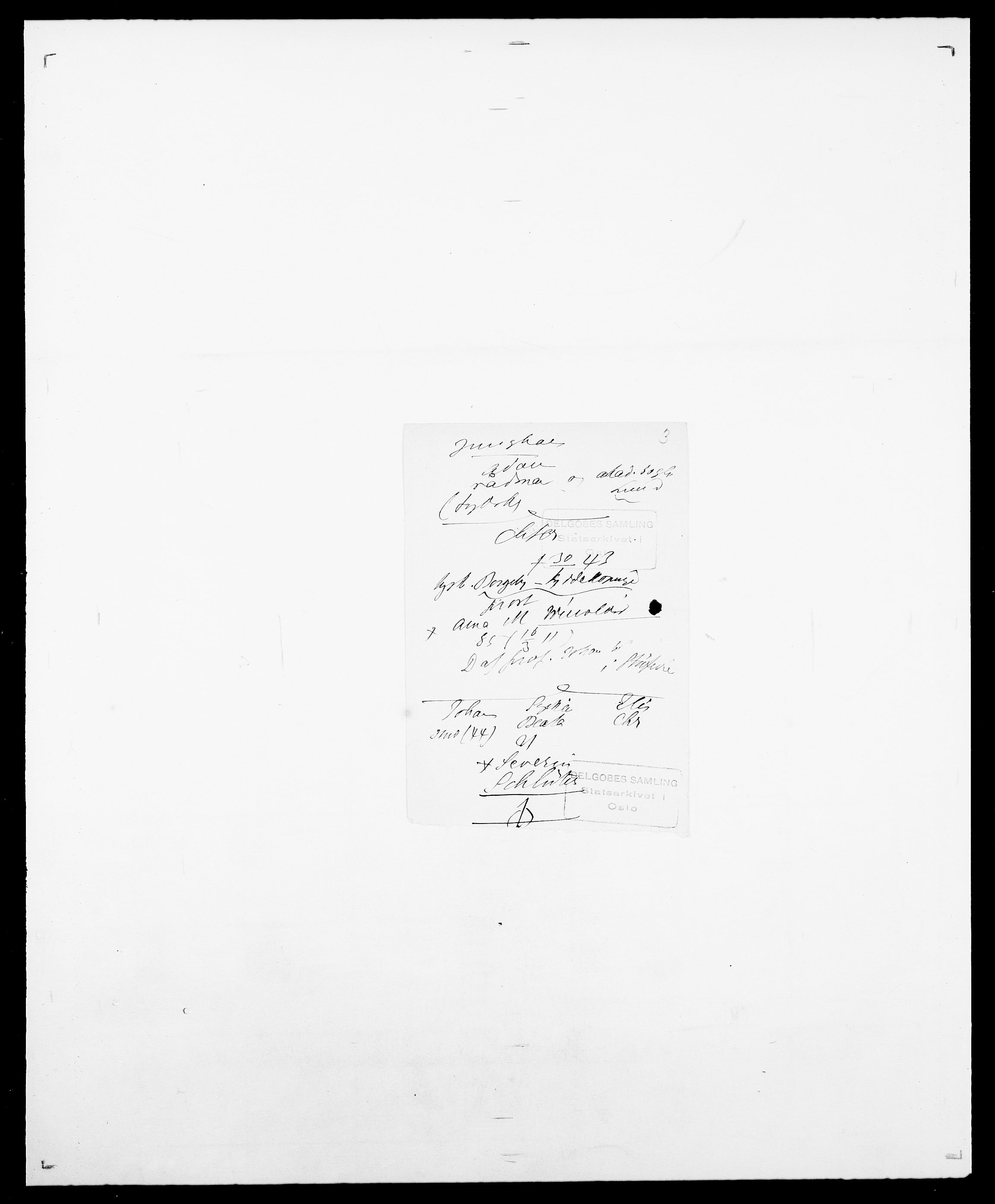 Delgobe, Charles Antoine - samling, AV/SAO-PAO-0038/D/Da/L0020: Irgens - Kjøsterud, p. 173