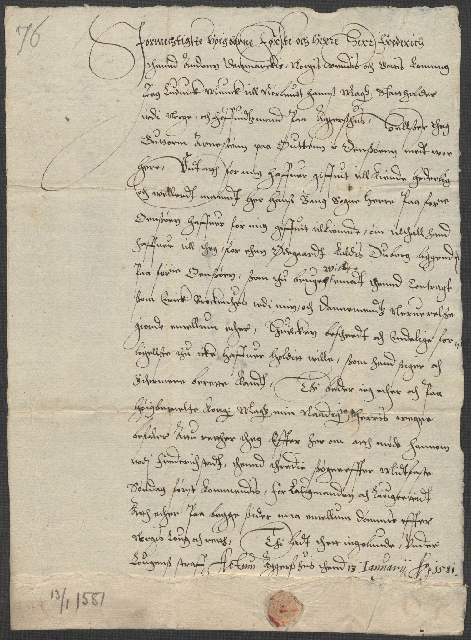 Riksarkivets diplomsamling, RA/EA-5965/F15/L0002: Prestearkiv - Østfold, 1572-1683, p. 127