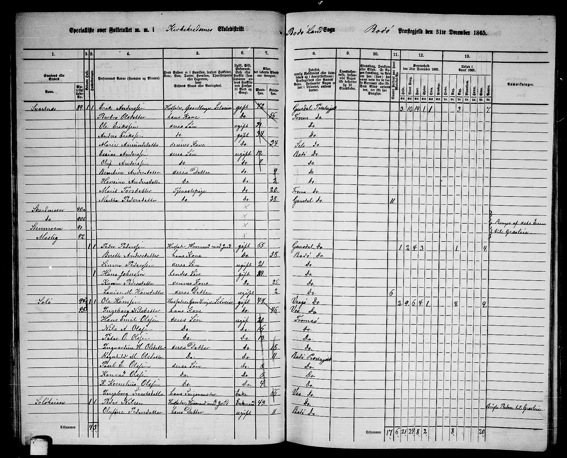 RA, 1865 census for Bodø/Bodø, 1865, p. 48