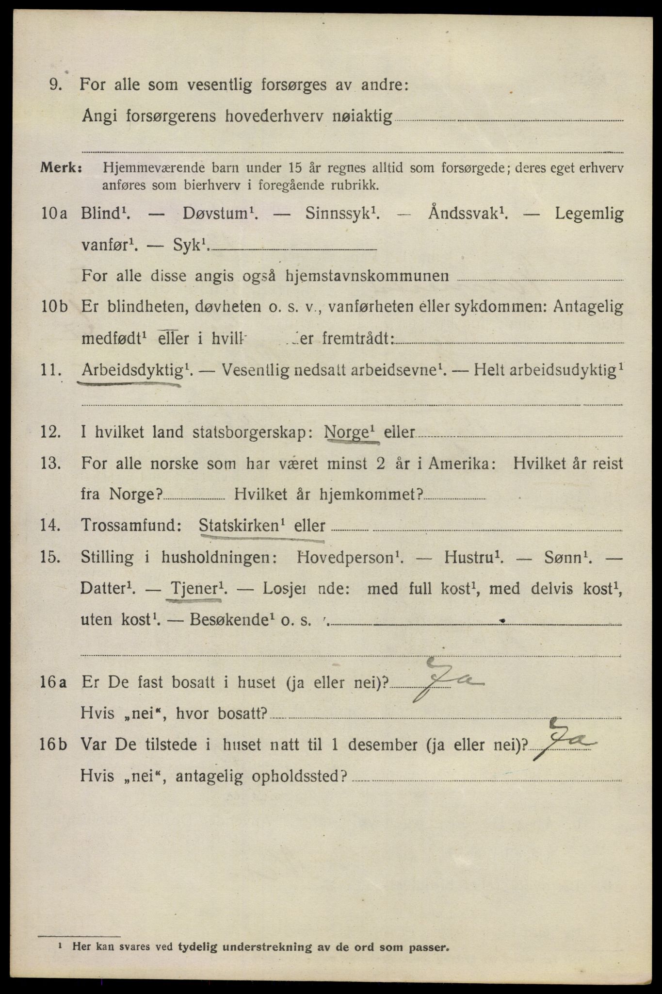 SAO, 1920 census for Nannestad, 1920, p. 8609