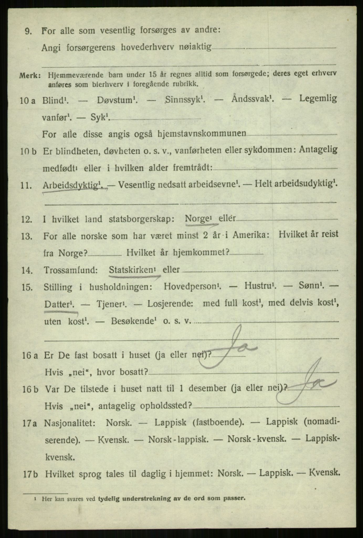 SATØ, 1920 census for Målselv, 1920, p. 3618