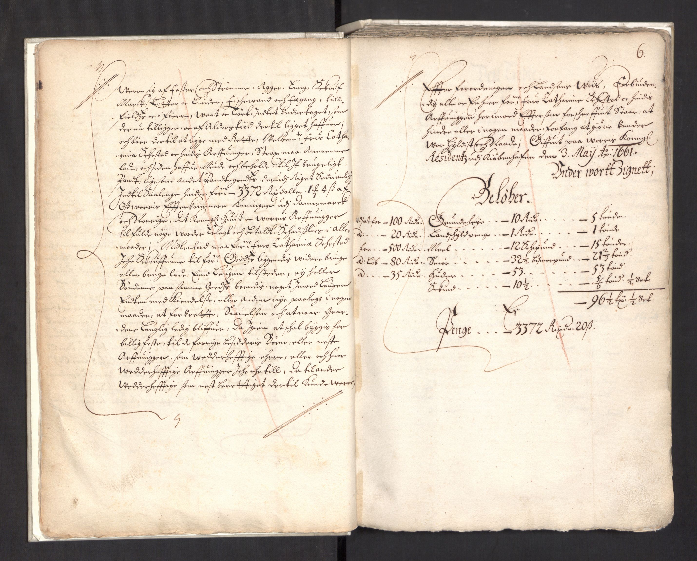 Rentekammeret, Kammerkanselliet, AV/RA-EA-3111/G/Gg/Ggj/Ggja/L0003: Skjøtebok Oa (13), 1661-1669, p. 10