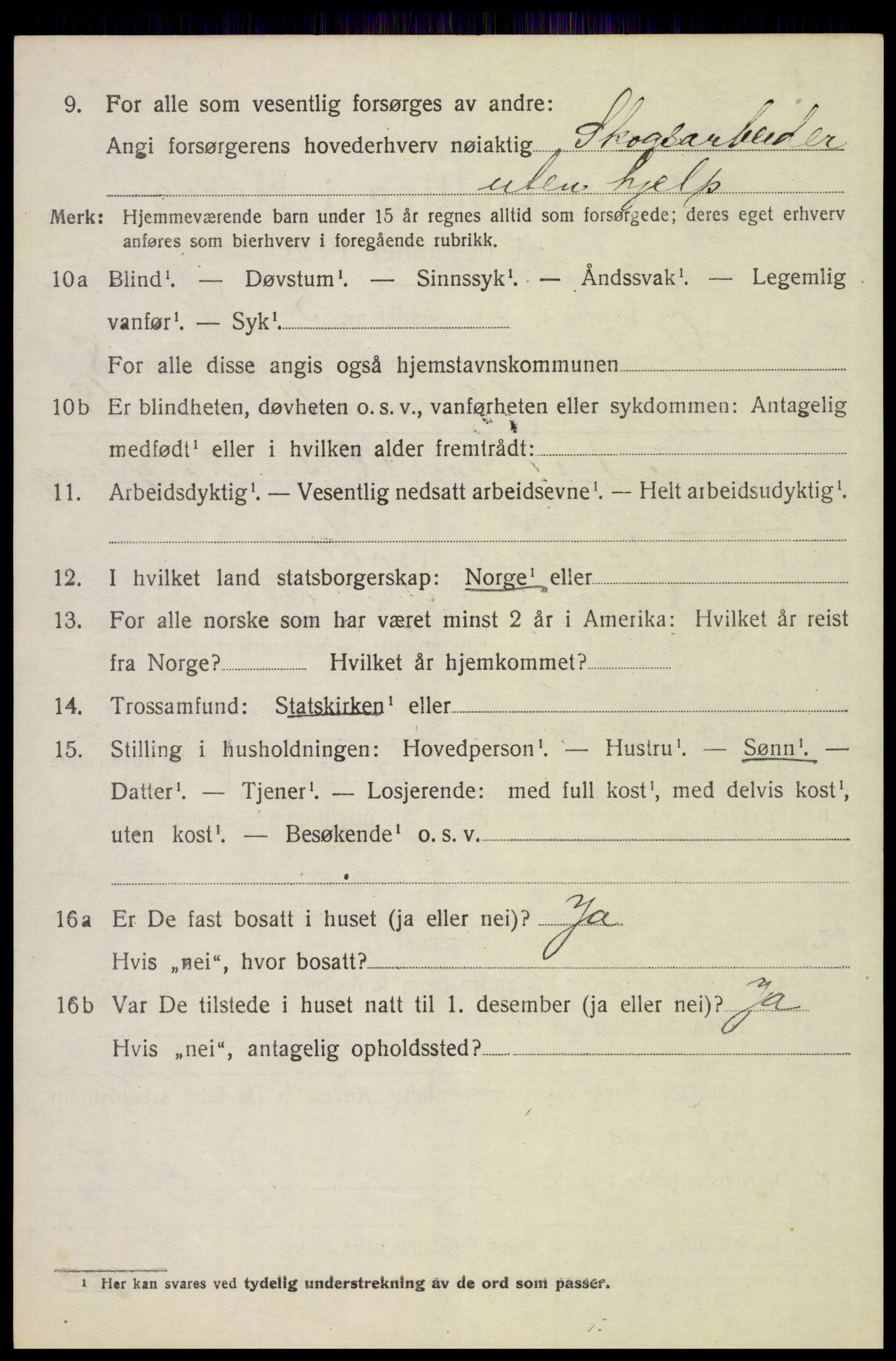 SAH, 1920 census for Grue, 1920, p. 8038