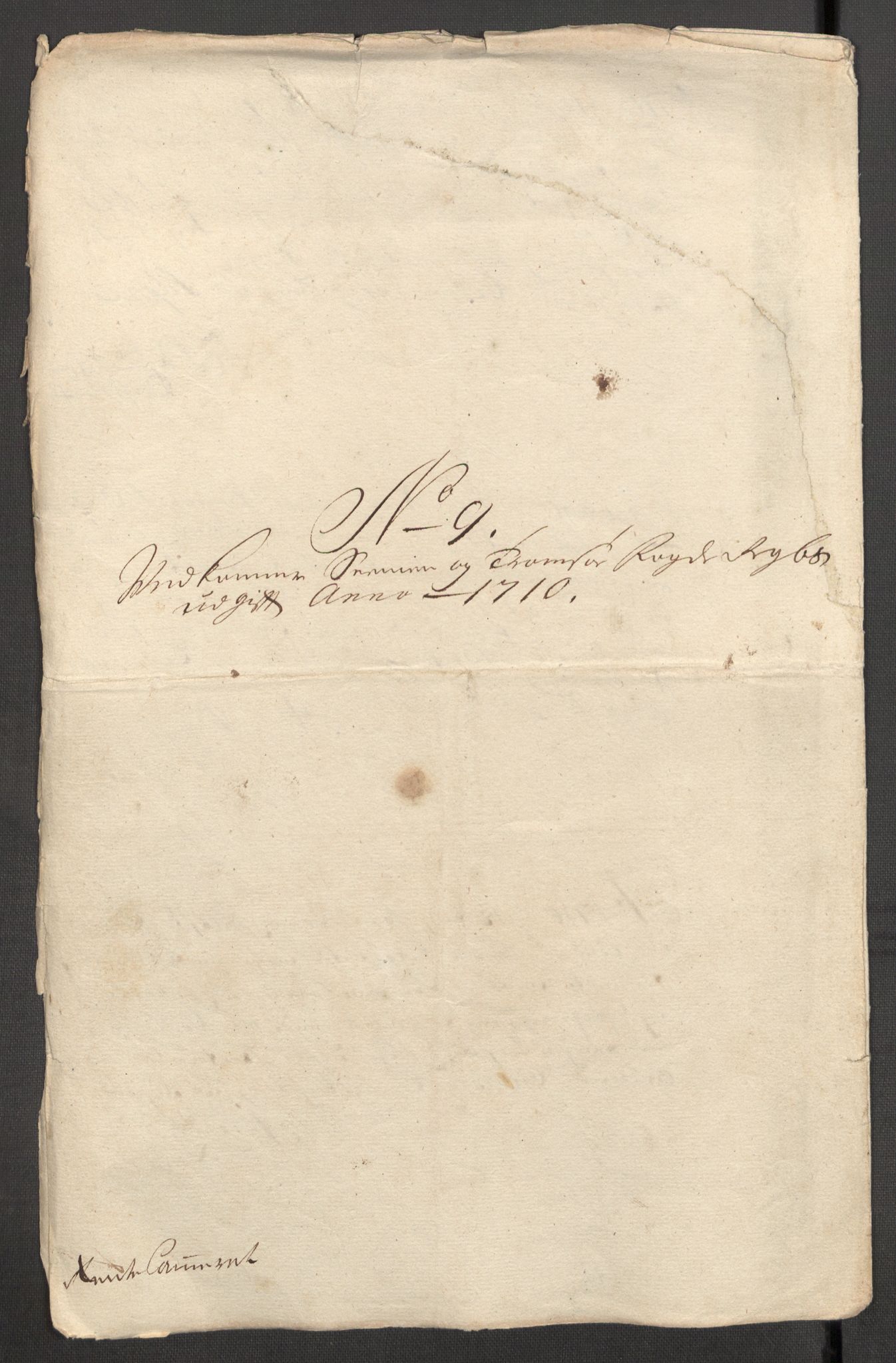 Rentekammeret inntil 1814, Reviderte regnskaper, Fogderegnskap, AV/RA-EA-4092/R68/L4757: Fogderegnskap Senja og Troms, 1708-1710, p. 287