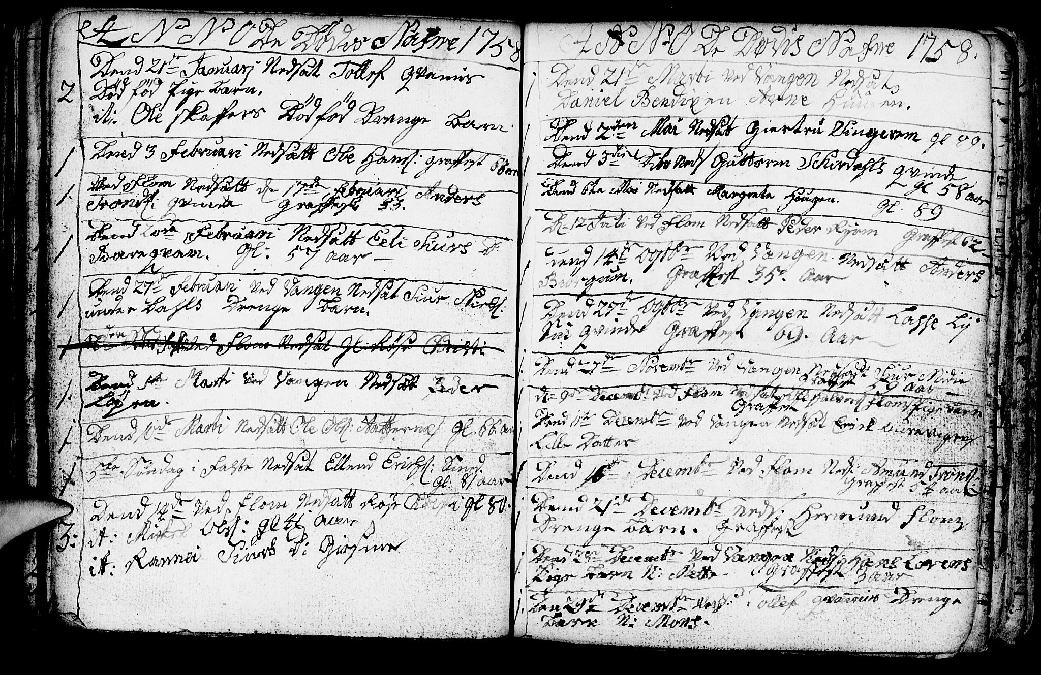 Aurland sokneprestembete, SAB/A-99937/H/Ha/Haa/L0003: Parish register (official) no. A 3, 1735-1761, p. 132