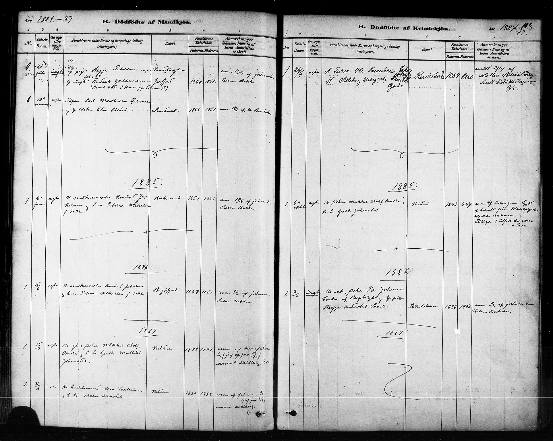 Sør-Varanger sokneprestkontor, AV/SATØ-S-1331/H/Ha/L0003kirke: Parish register (official) no. 3, 1878-1891, p. 108