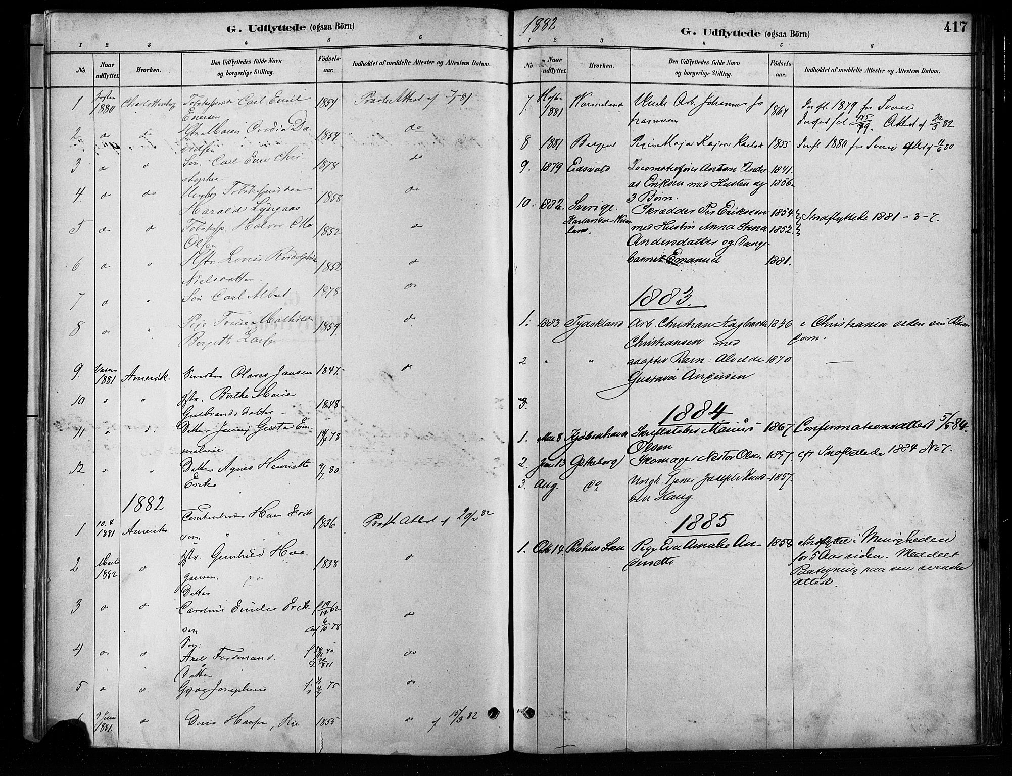 Grønland prestekontor Kirkebøker, AV/SAO-A-10848/F/Fa/L0008: Parish register (official) no. 8, 1881-1893, p. 417