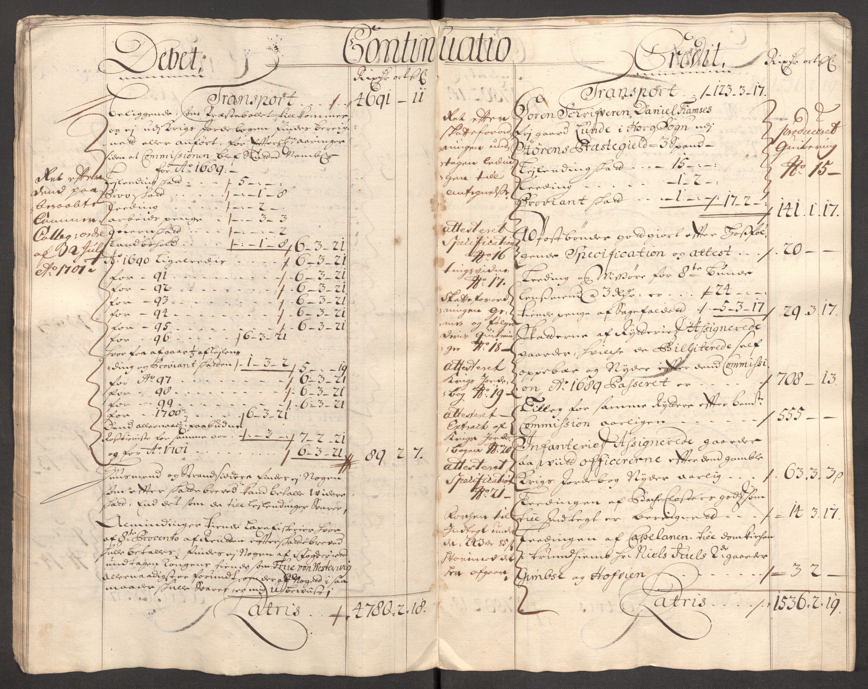 Rentekammeret inntil 1814, Reviderte regnskaper, Fogderegnskap, AV/RA-EA-4092/R60/L3951: Fogderegnskap Orkdal og Gauldal, 1701, p. 13