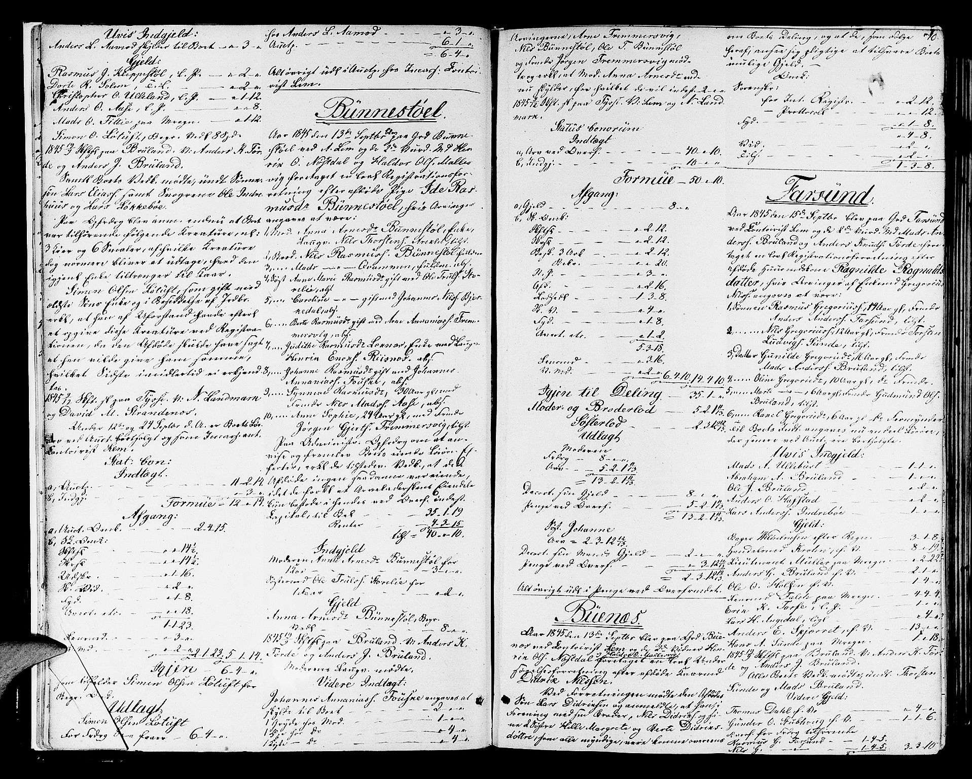 Sunnfjord tingrett, AV/SAB-A-3201/1/H/Ha/Had/L0020: Skifteprotokioll, 1845-1853, p. 9b-10a