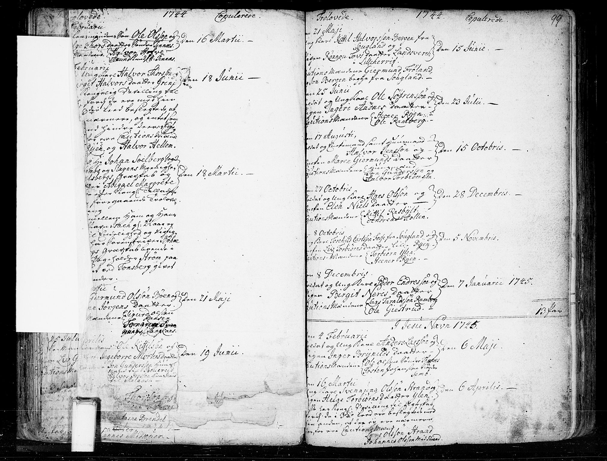 Heddal kirkebøker, SAKO/A-268/F/Fa/L0003: Parish register (official) no. I 3, 1723-1783, p. 99
