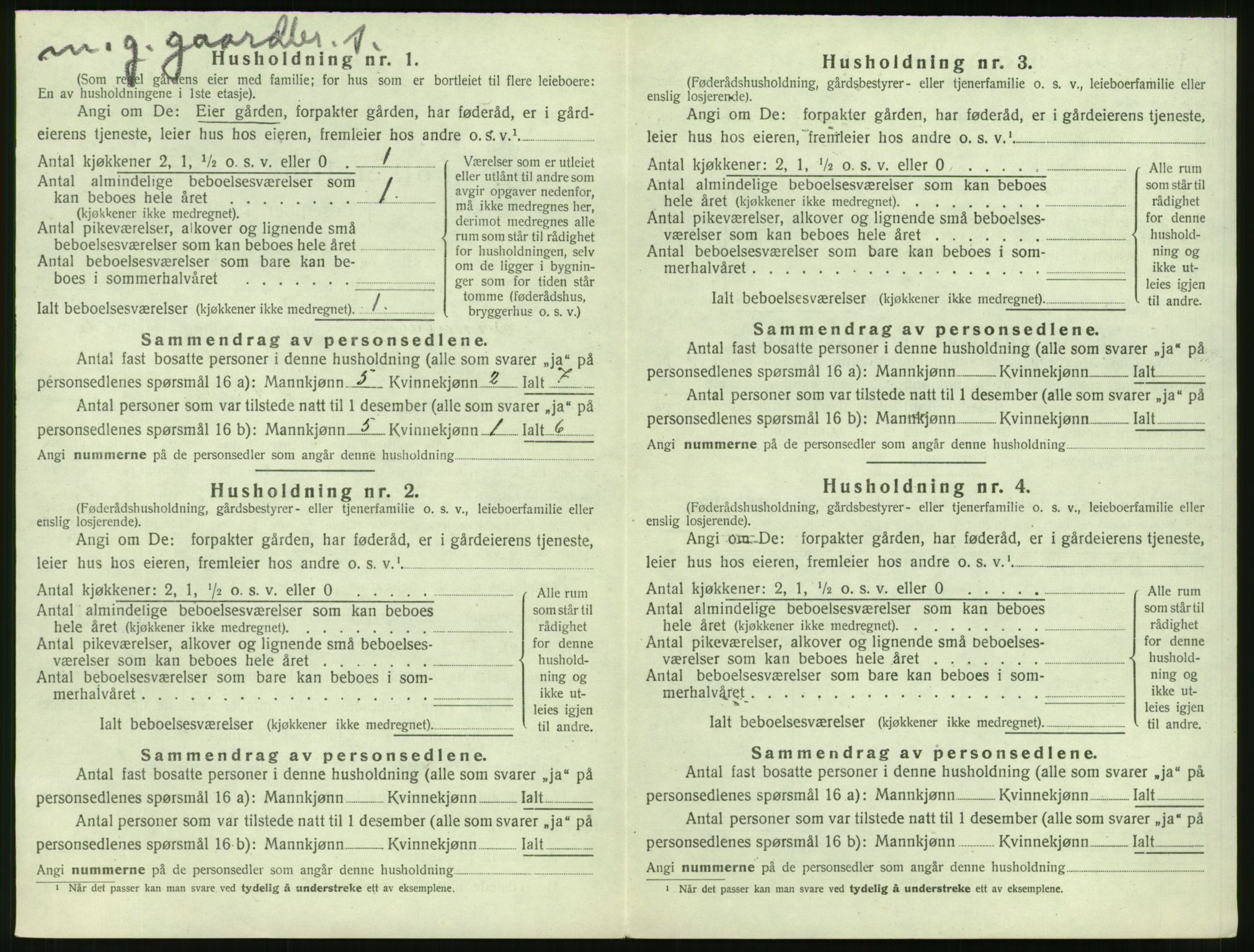 SAT, 1920 census for Sykkylven, 1920, p. 552