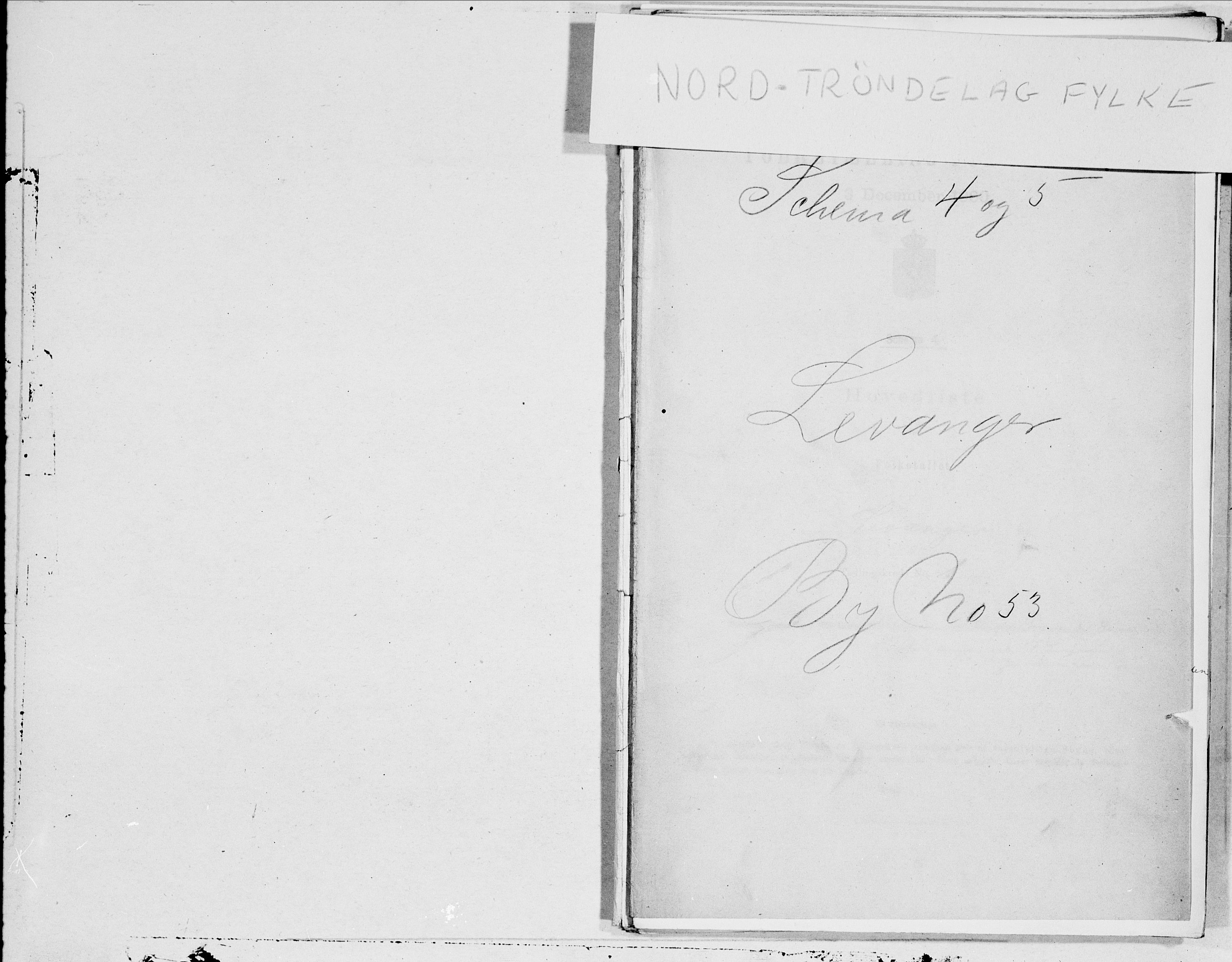 SAT, 1900 census for Levanger, 1900, p. 1