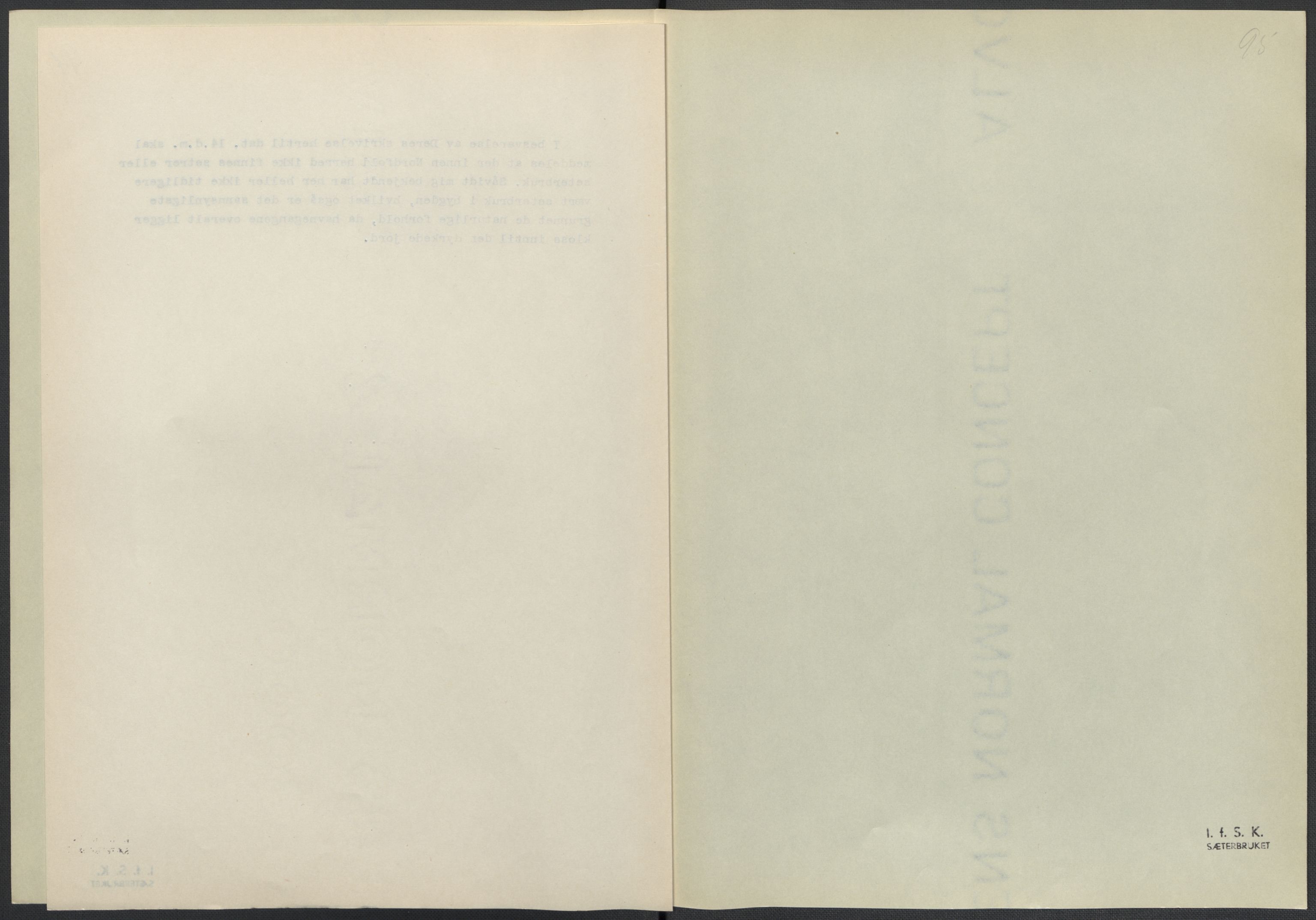 Instituttet for sammenlignende kulturforskning, AV/RA-PA-0424/F/Fc/L0016/0002: Eske B16: / Nordland (perm XLVII), 1932-1936, p. 95