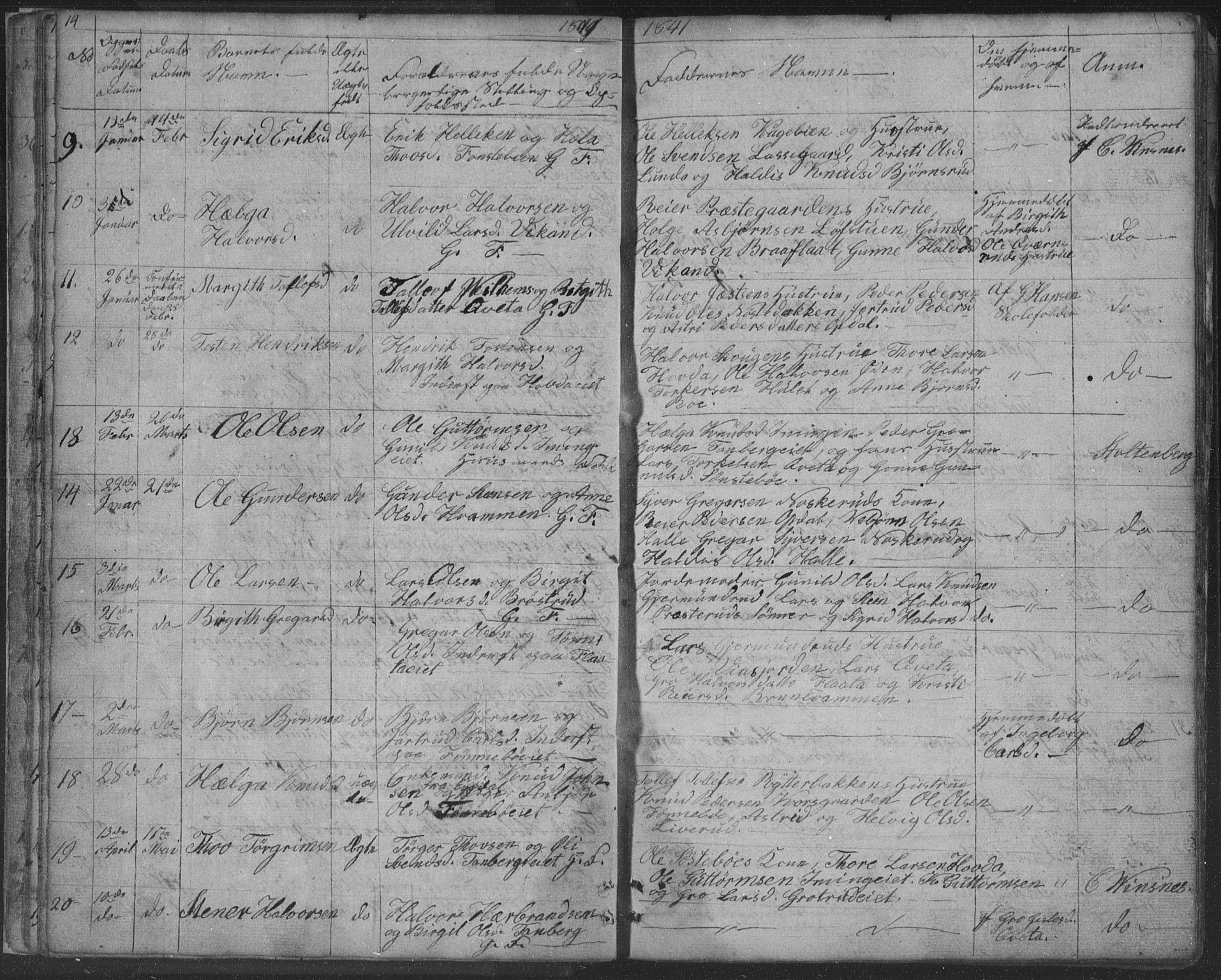 Nore kirkebøker, AV/SAKO-A-238/F/Fc/L0002: Parish register (official) no. III 2, 1836-1861, p. 14