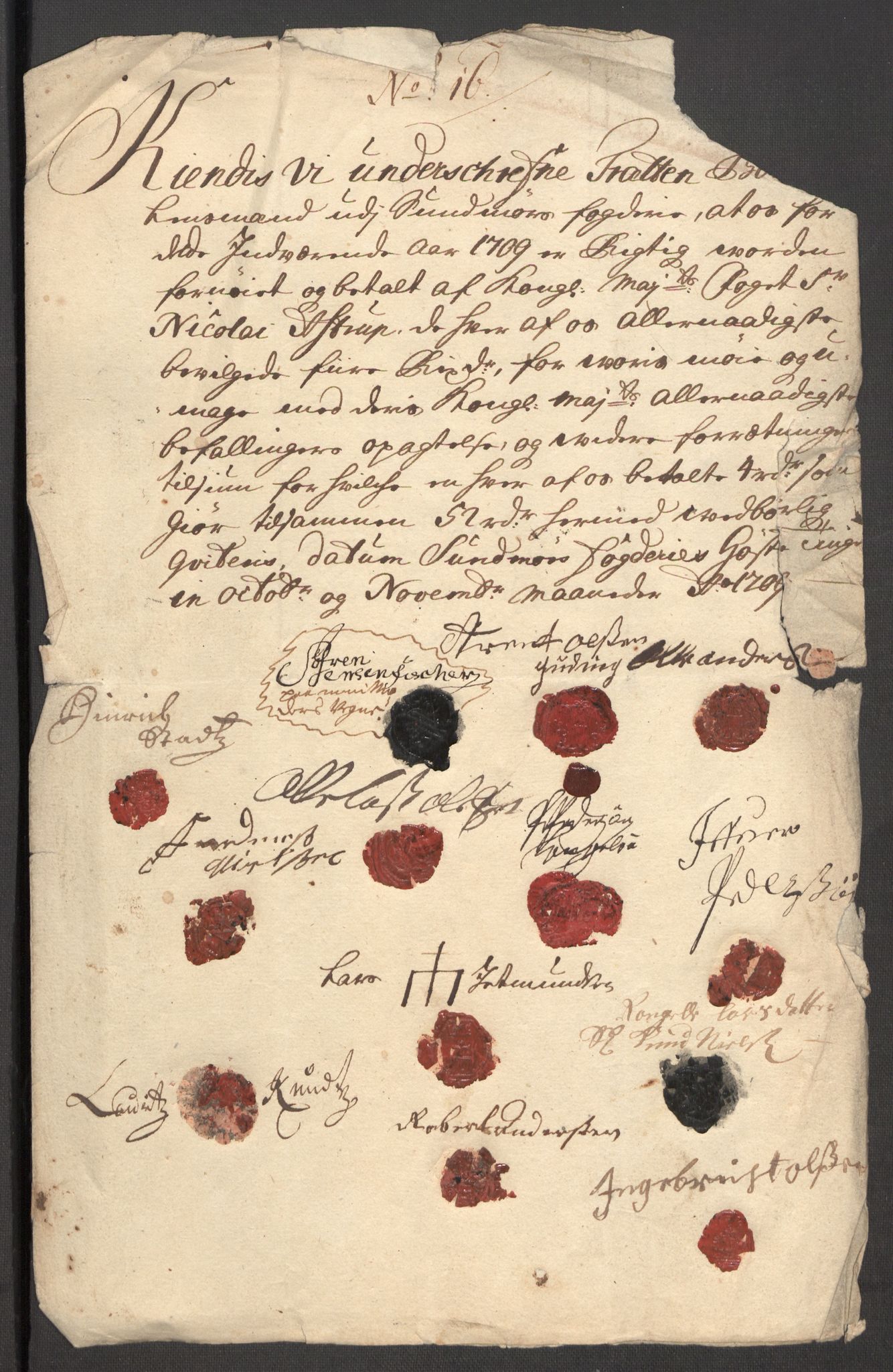 Rentekammeret inntil 1814, Reviderte regnskaper, Fogderegnskap, RA/EA-4092/R54/L3562: Fogderegnskap Sunnmøre, 1708-1709, p. 378