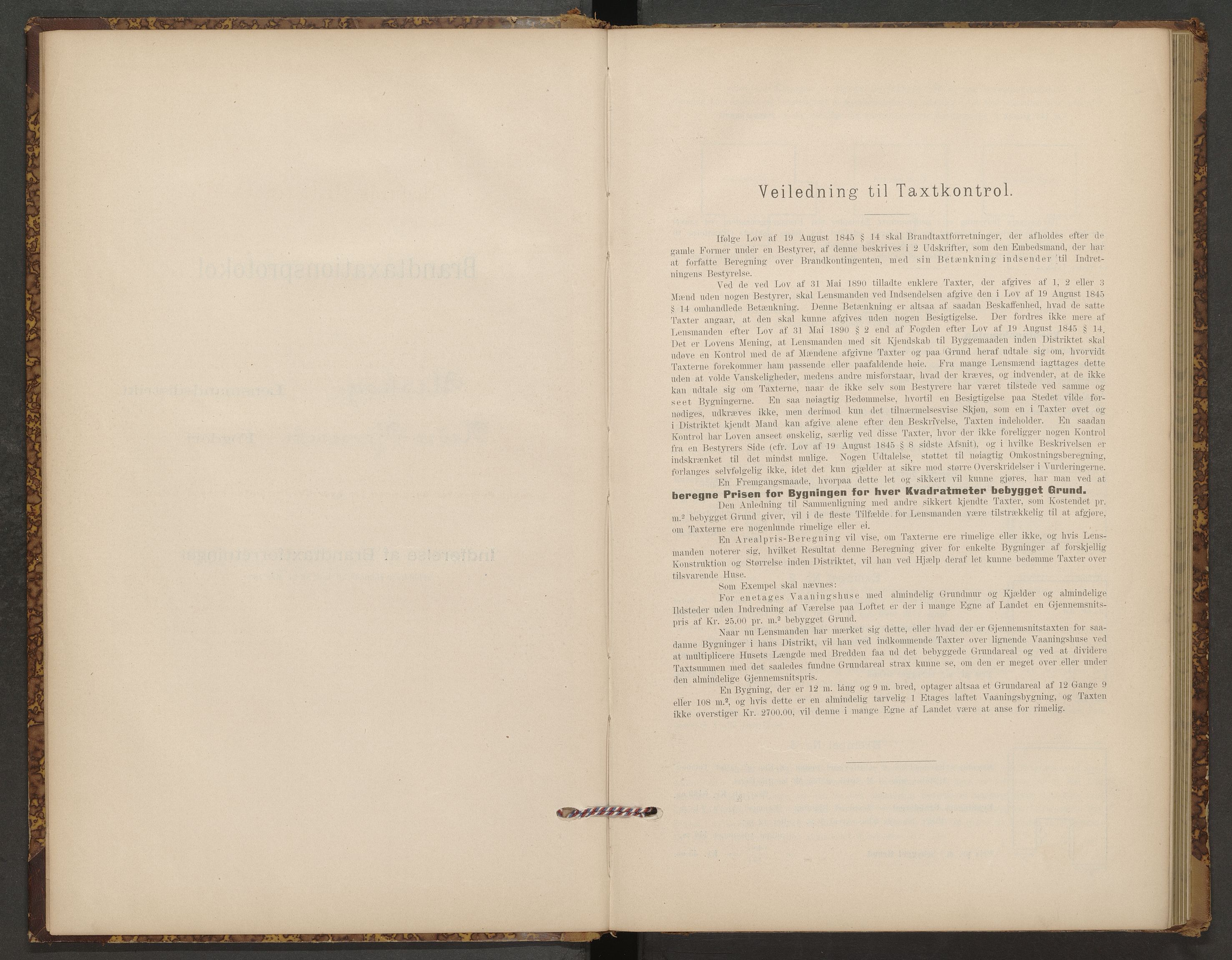 Norges brannkasse, branntakster Aurskog, AV/SAO-A-11381/F/Fb/L0001: Branntakstprotokoll, 1897-1949