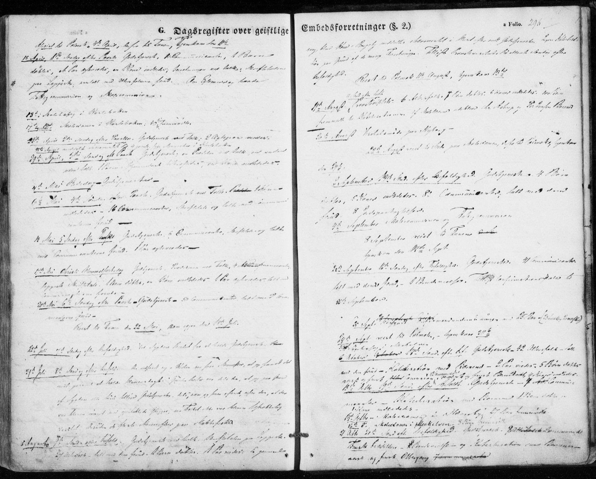 Nesseby sokneprestkontor, SATØ/S-1330/H/Ha/L0002kirke: Parish register (official) no. 2, 1856-1864, p. 296