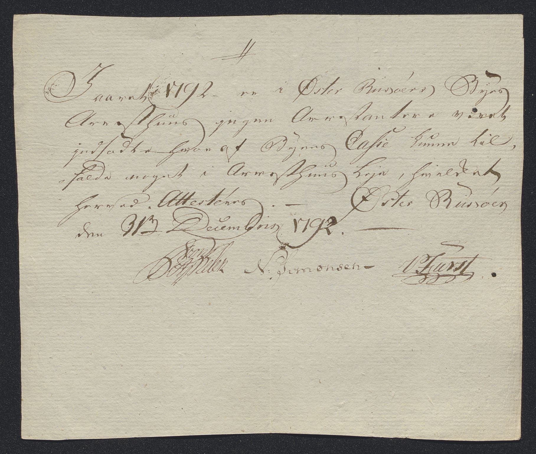 Danske Kanselli 1800-1814, RA/EA-3024/K/Kk/Kka/Kkac/L0234: Kjøpstadregnskap Øster Risør, 1791-1795, p. 136