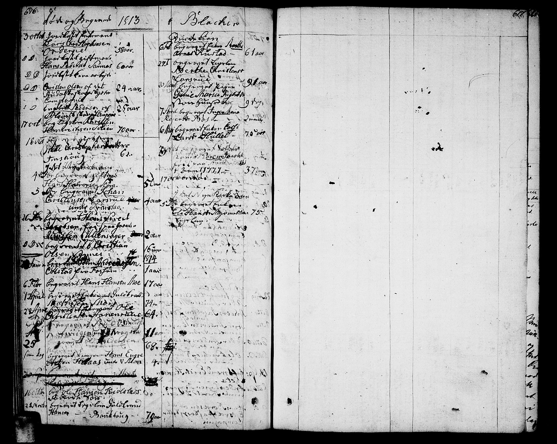 Aurskog prestekontor Kirkebøker, SAO/A-10304a/F/Fa/L0004: Parish register (official) no. I 4, 1807-1814, p. 616-617