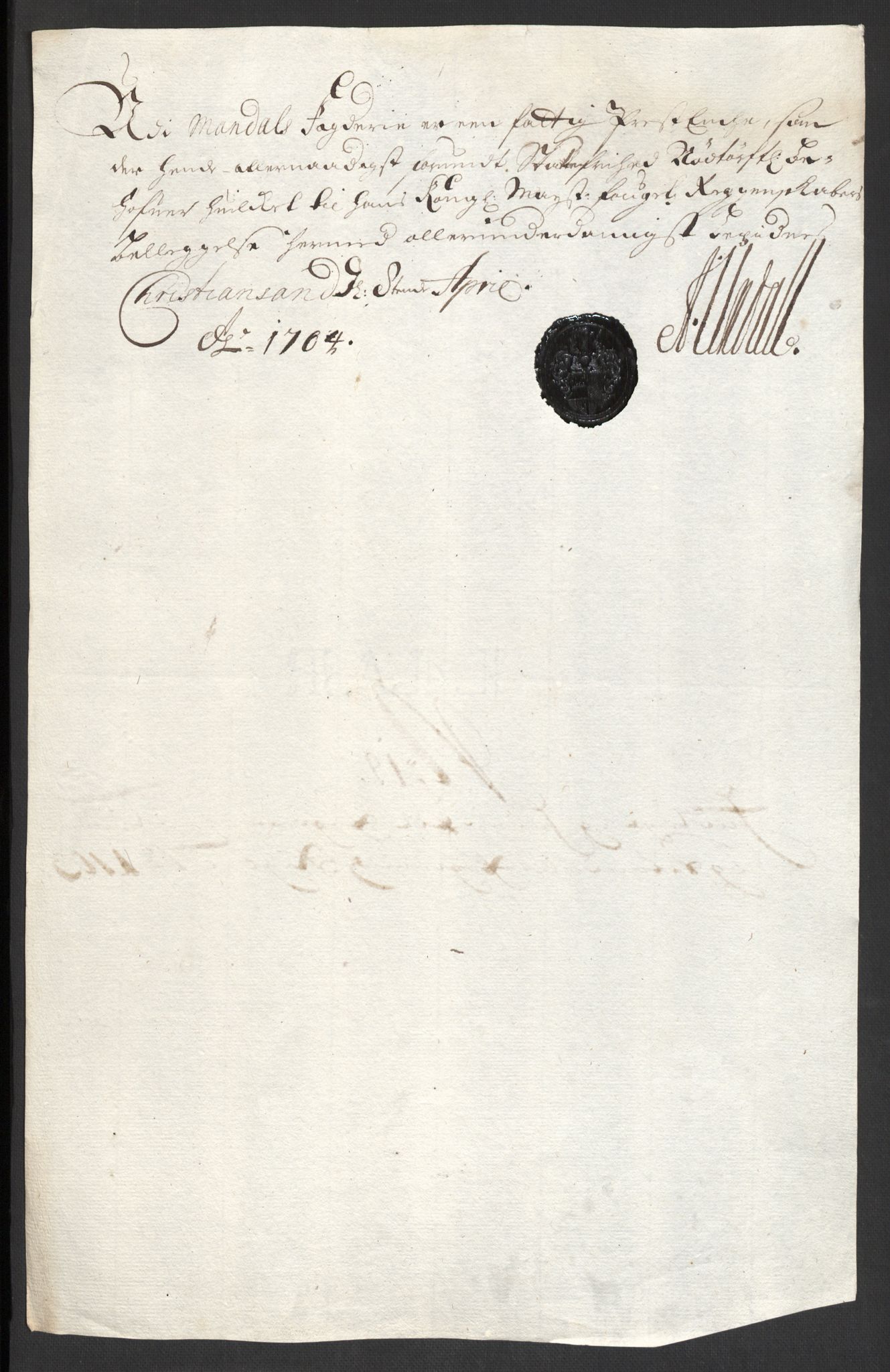 Rentekammeret inntil 1814, Reviderte regnskaper, Fogderegnskap, AV/RA-EA-4092/R43/L2550: Fogderegnskap Lista og Mandal, 1703-1704, p. 135