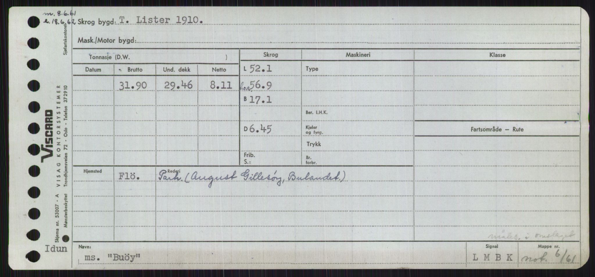 Sjøfartsdirektoratet med forløpere, Skipsmålingen, AV/RA-S-1627/H/Ha/L0001/0002: Fartøy, A-Eig / Fartøy Bjør-Eig, p. 429