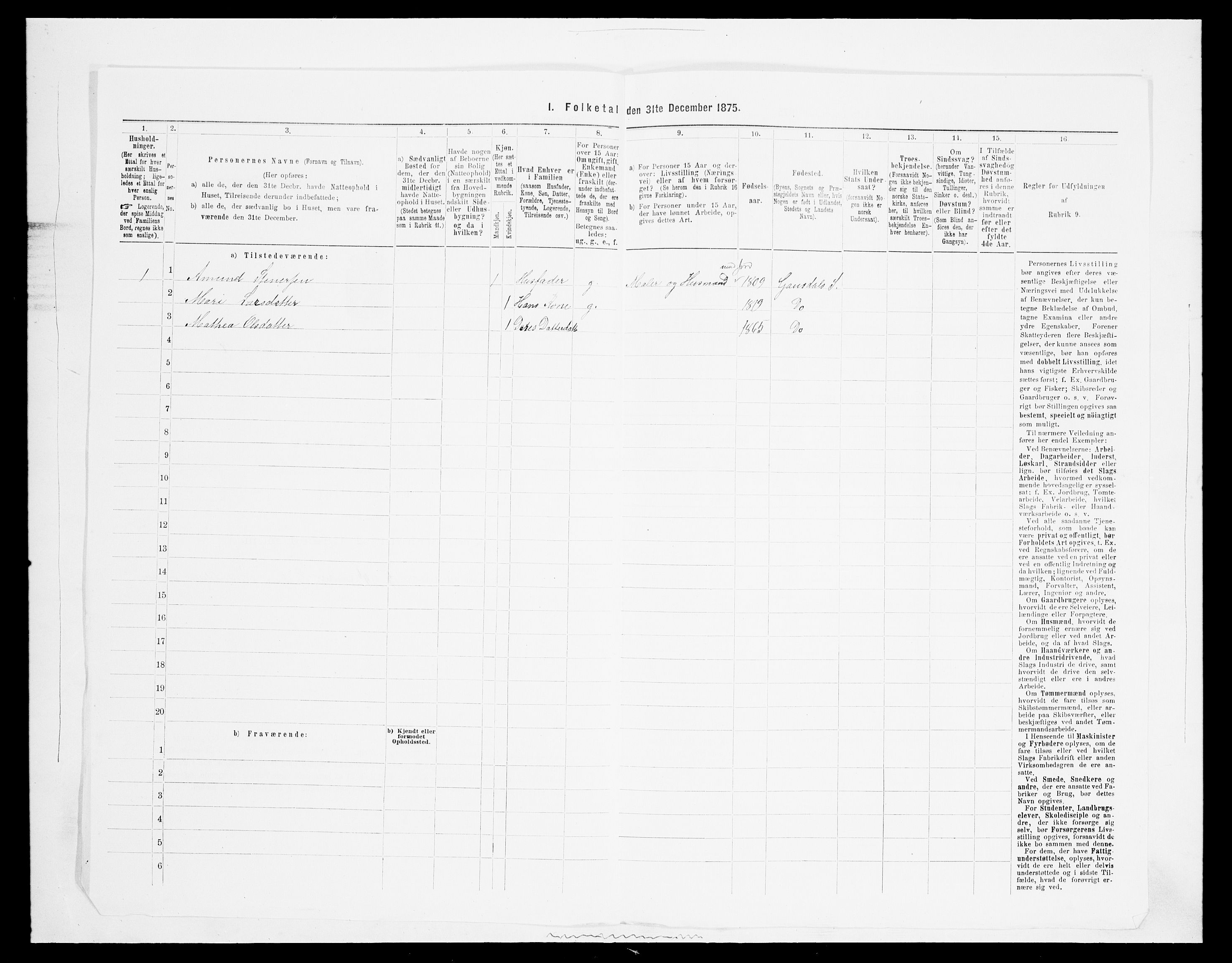 SAH, 1875 census for 0522P Gausdal, 1875, p. 560