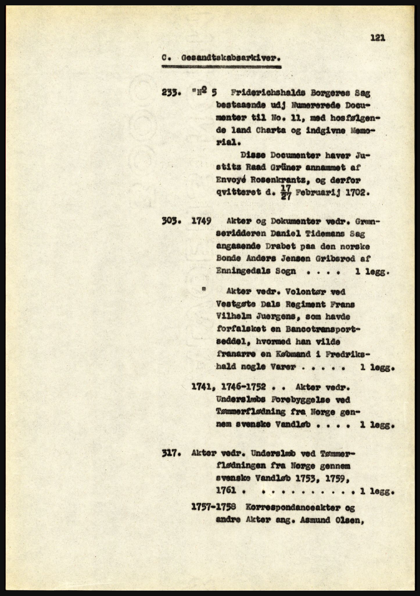 Riksarkivet, Seksjon for eldre arkiv og spesialsamlinger, AV/RA-EA-6797/H/Ha, 1953, p. 121