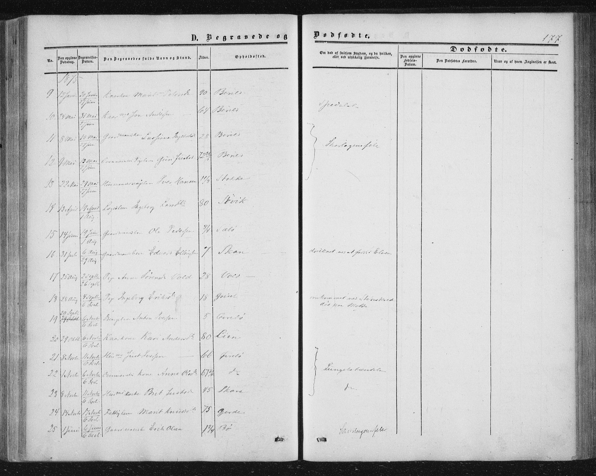 Ministerialprotokoller, klokkerbøker og fødselsregistre - Møre og Romsdal, AV/SAT-A-1454/543/L0562: Parish register (official) no. 543A02, 1854-1884, p. 177