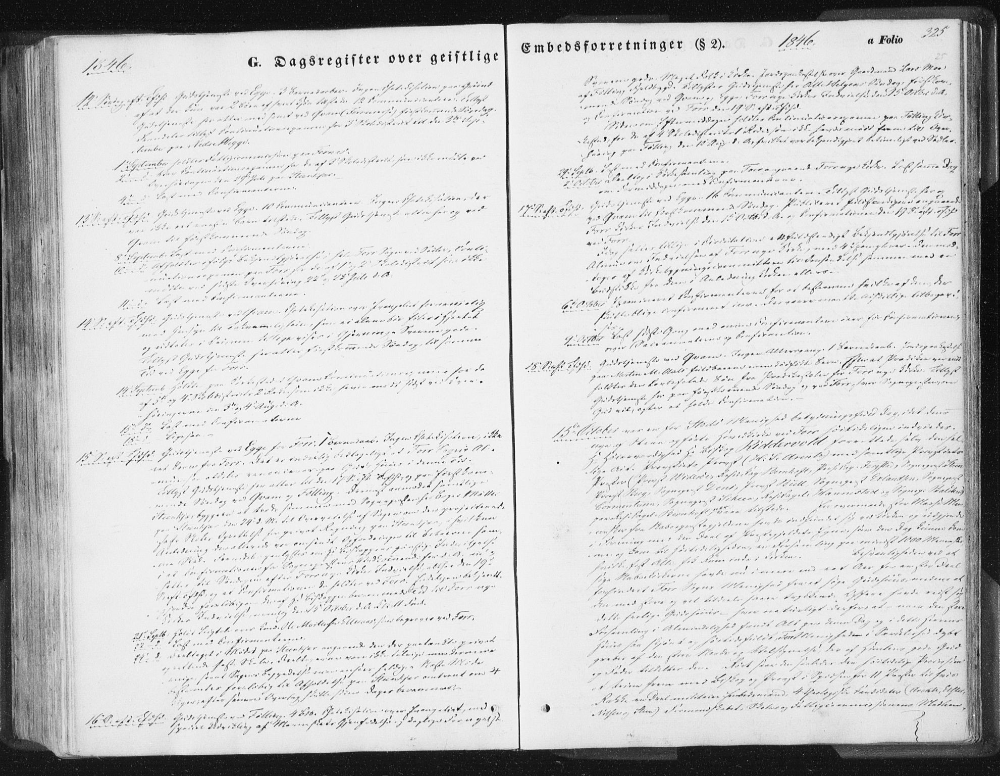 Ministerialprotokoller, klokkerbøker og fødselsregistre - Nord-Trøndelag, SAT/A-1458/746/L0446: Parish register (official) no. 746A05, 1846-1859, p. 325