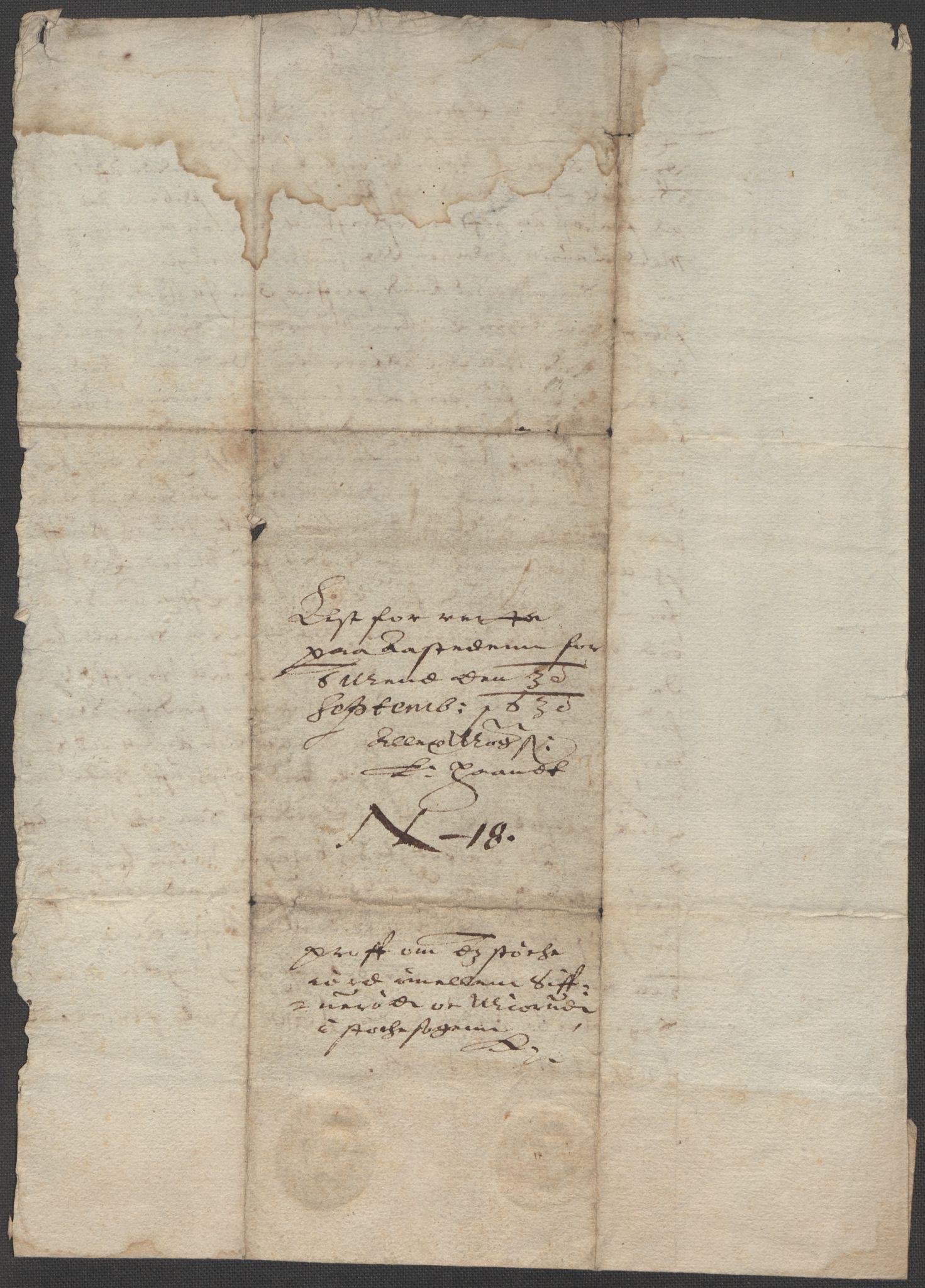 Riksarkivets diplomsamling, AV/RA-EA-5965/F15/L0021: Prestearkiv - Vestfold, 1573-1858, p. 213