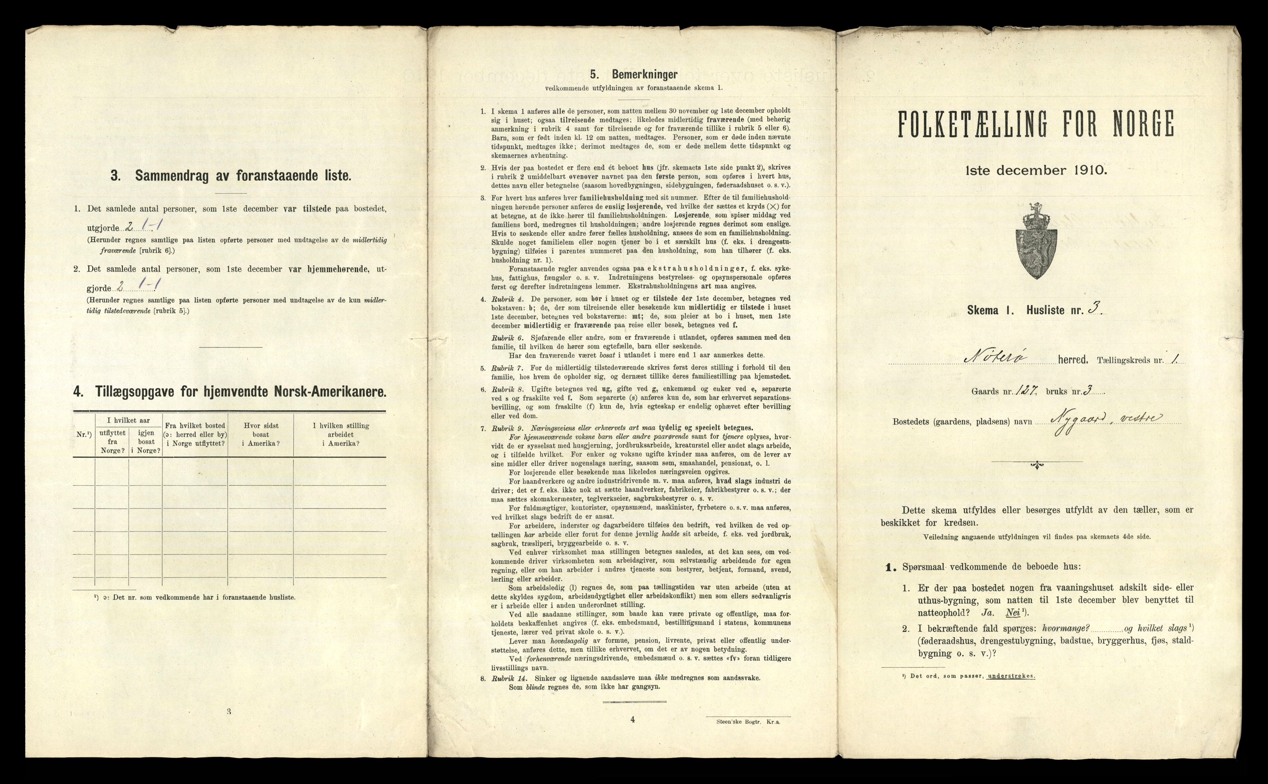 RA, 1910 census for Nøtterøy, 1910, p. 66