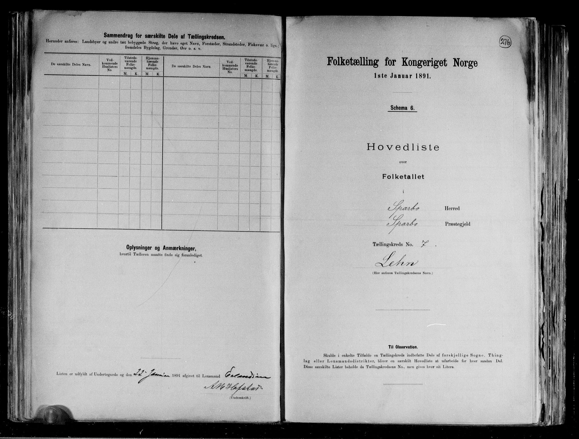 RA, 1891 census for 1731 Sparbu, 1891, p. 17