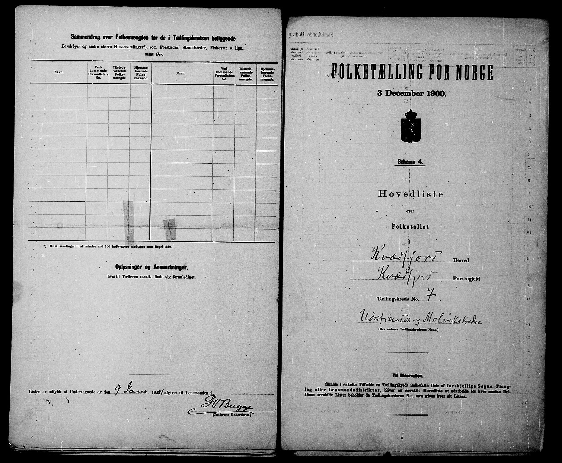 SATØ, 1900 census for Kvæfjord, 1900, p. 20