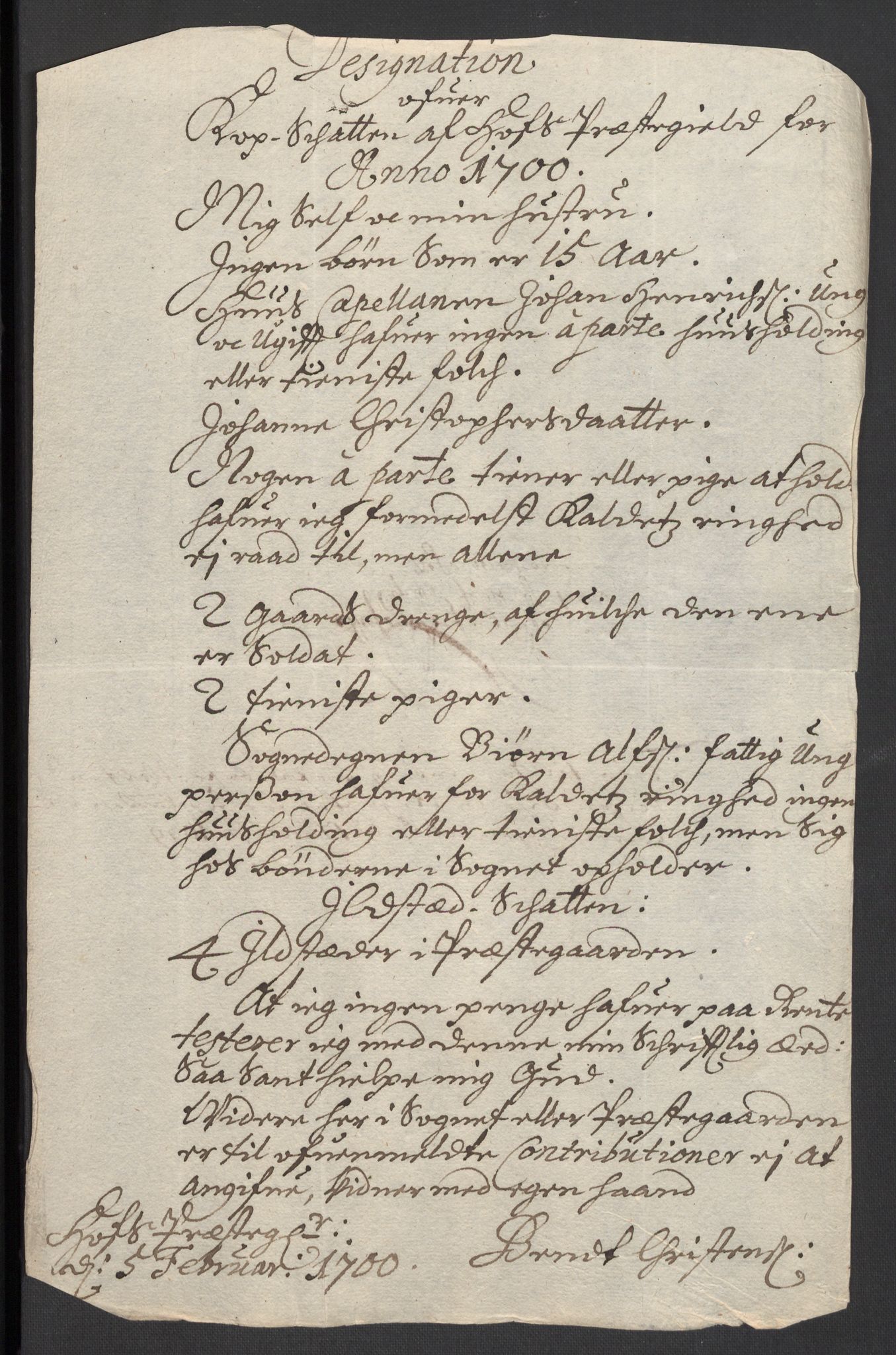 Rentekammeret inntil 1814, Reviderte regnskaper, Fogderegnskap, RA/EA-4092/R32/L1869: Fogderegnskap Jarlsberg grevskap, 1700-1701, p. 149