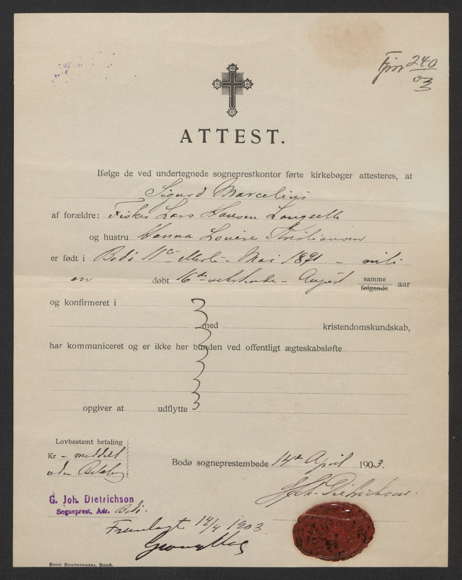 Falstad skolehjem, RA/S-1676/E/Eb/L0005: Elevmapper løpenr. 99-120, 1902-1909, p. 286