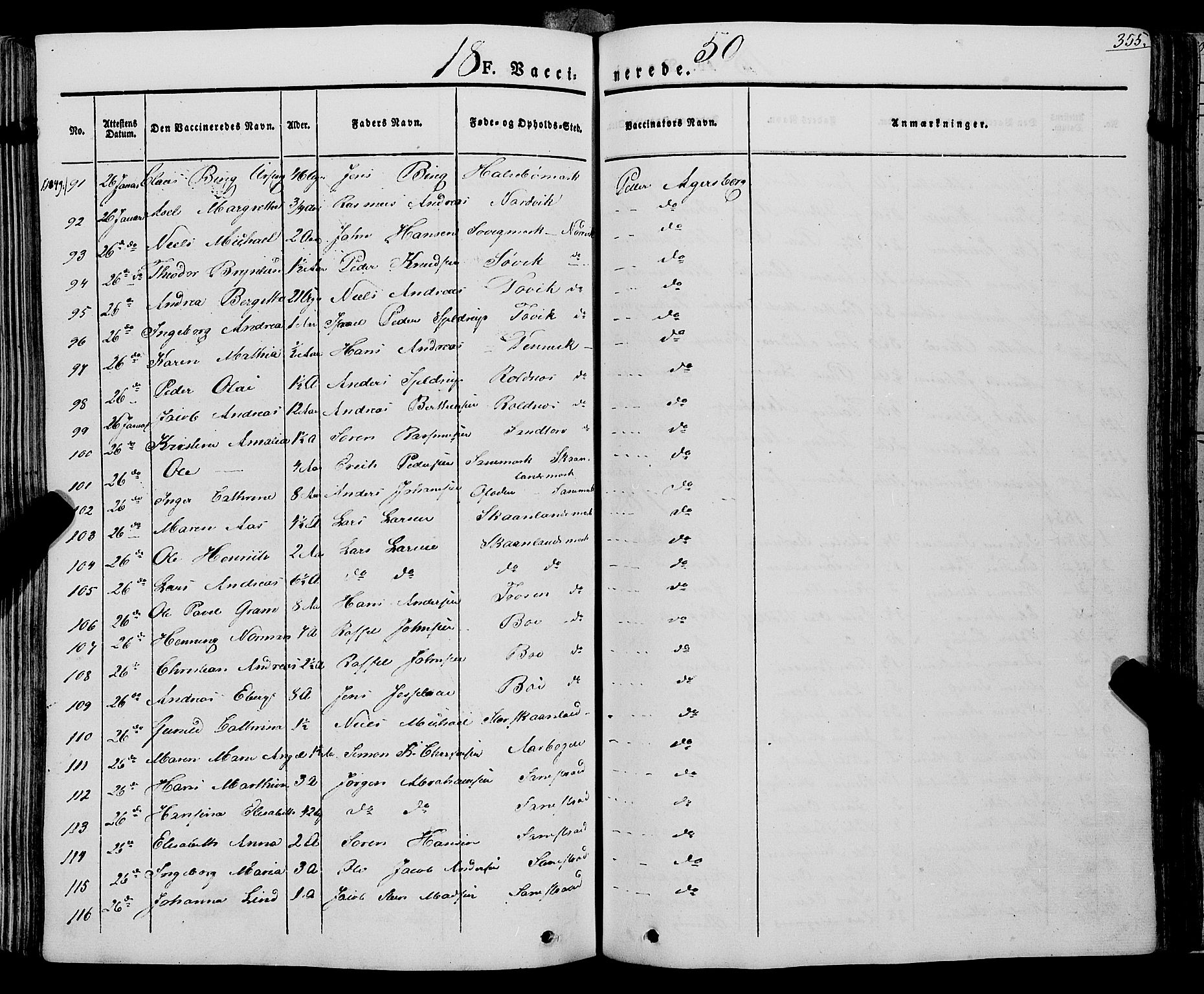 Trondenes sokneprestkontor, AV/SATØ-S-1319/H/Ha/L0009kirke: Parish register (official) no. 9, 1841-1852, p. 355