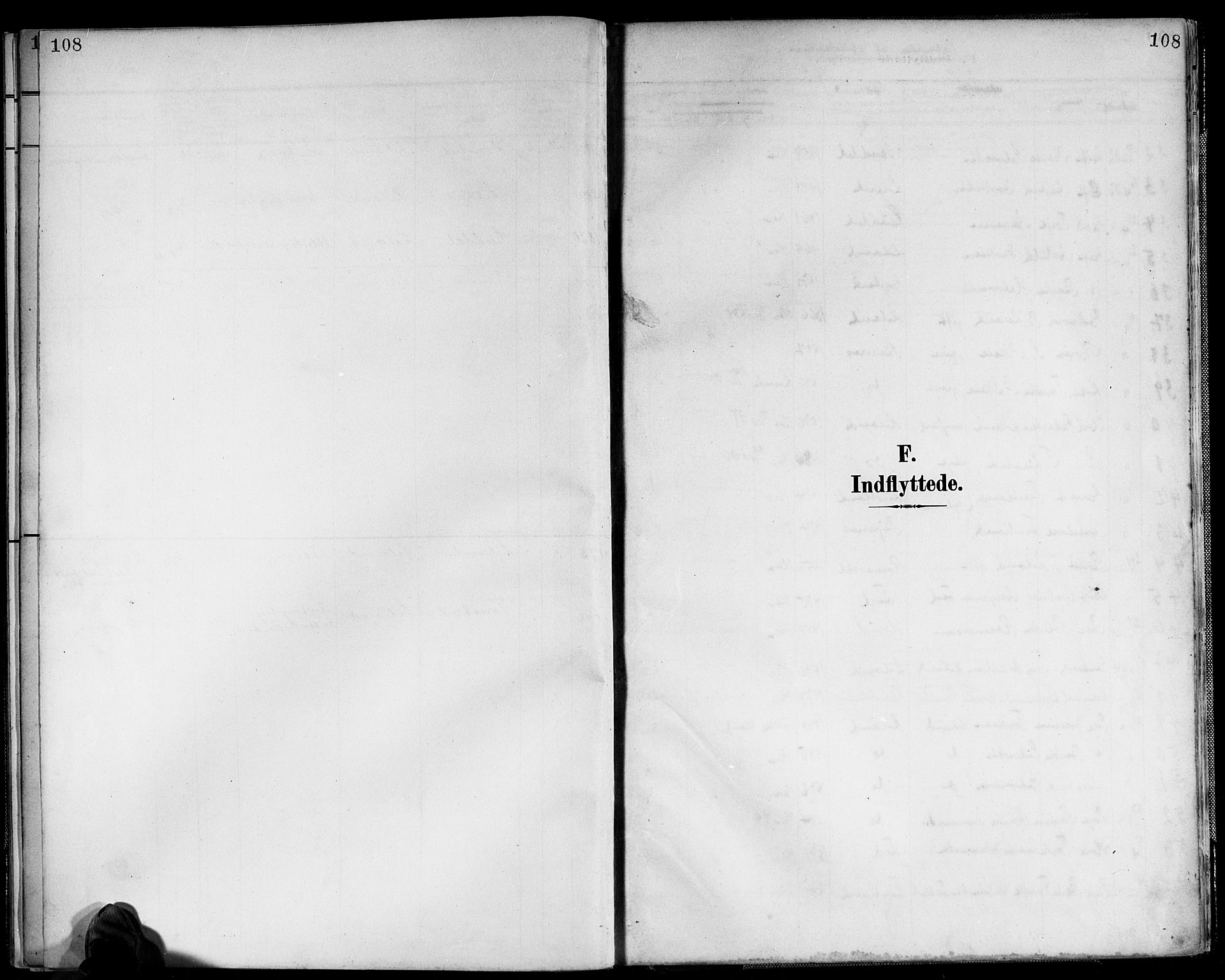 Sirdal sokneprestkontor, SAK/1111-0036/F/Fb/Fbb/L0004: Parish register (copy) no. B 4, 1895-1916, p. 108
